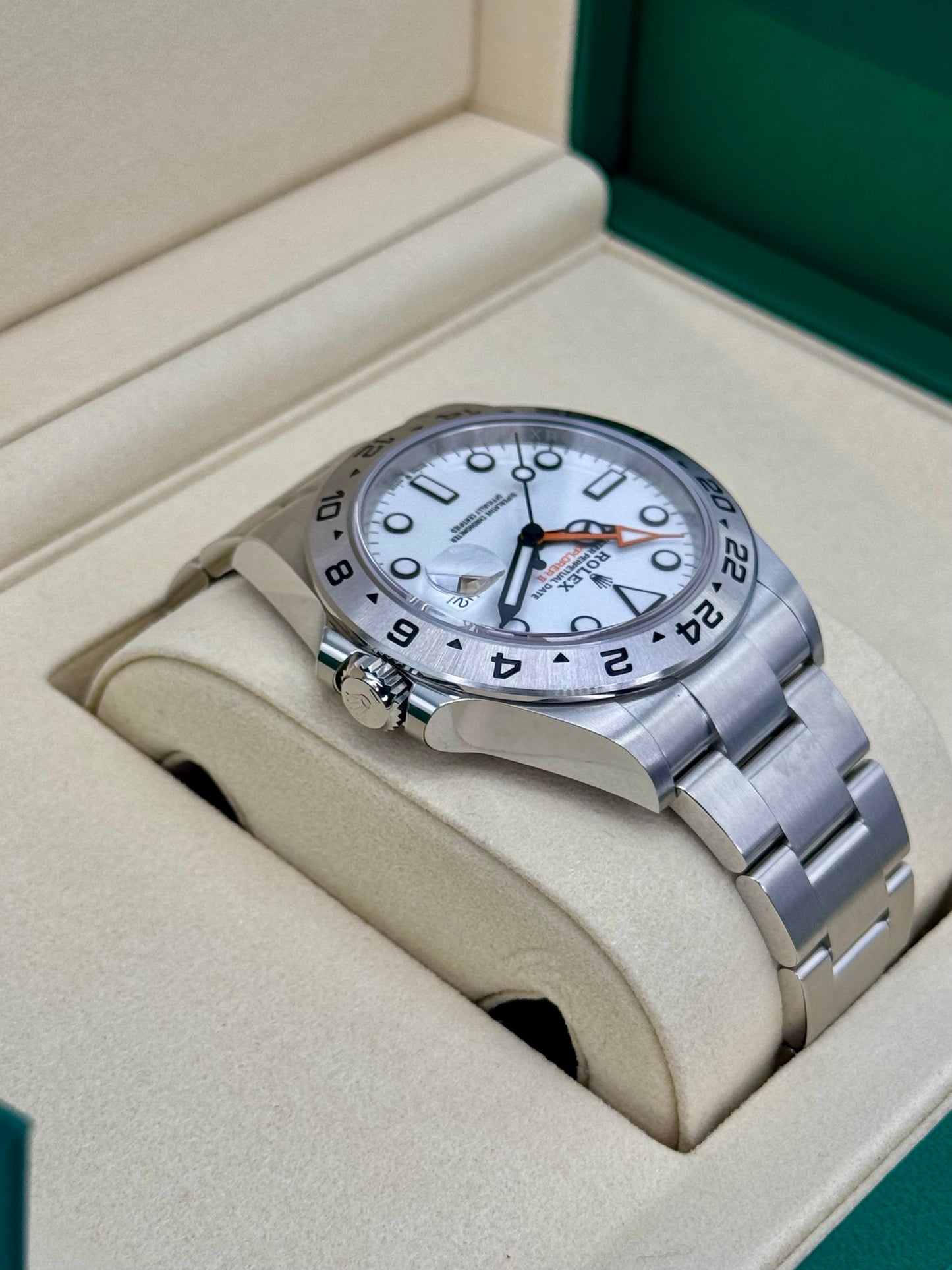 NEW 2025 Rolex Explorer II 42mm 226570 Polar White Dial - MyWatchLLC