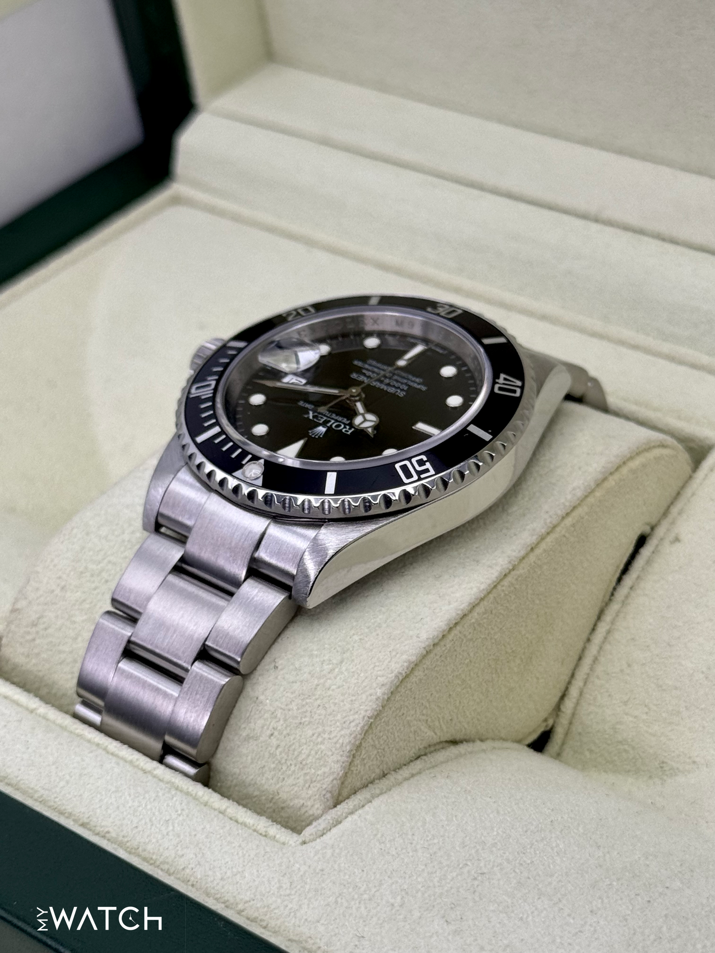2009 Rolex Submariner Date 40mm 16610 Stainless Steel Black Dial - MyWatchLLC