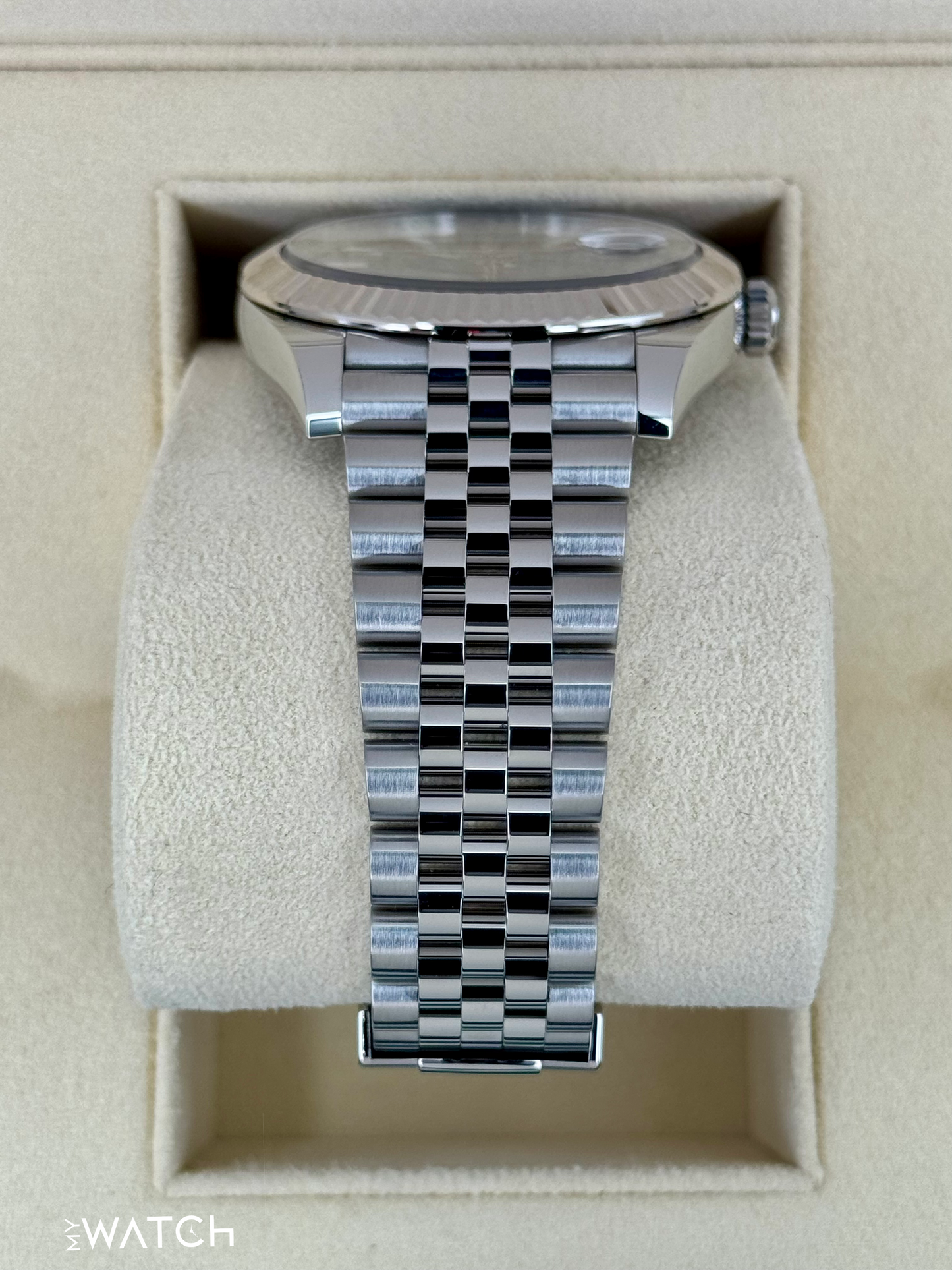 2024 Rolex Datejust 41mm 126334 Stainless Steel Jubilee Blue Dial - MyWatchLLC