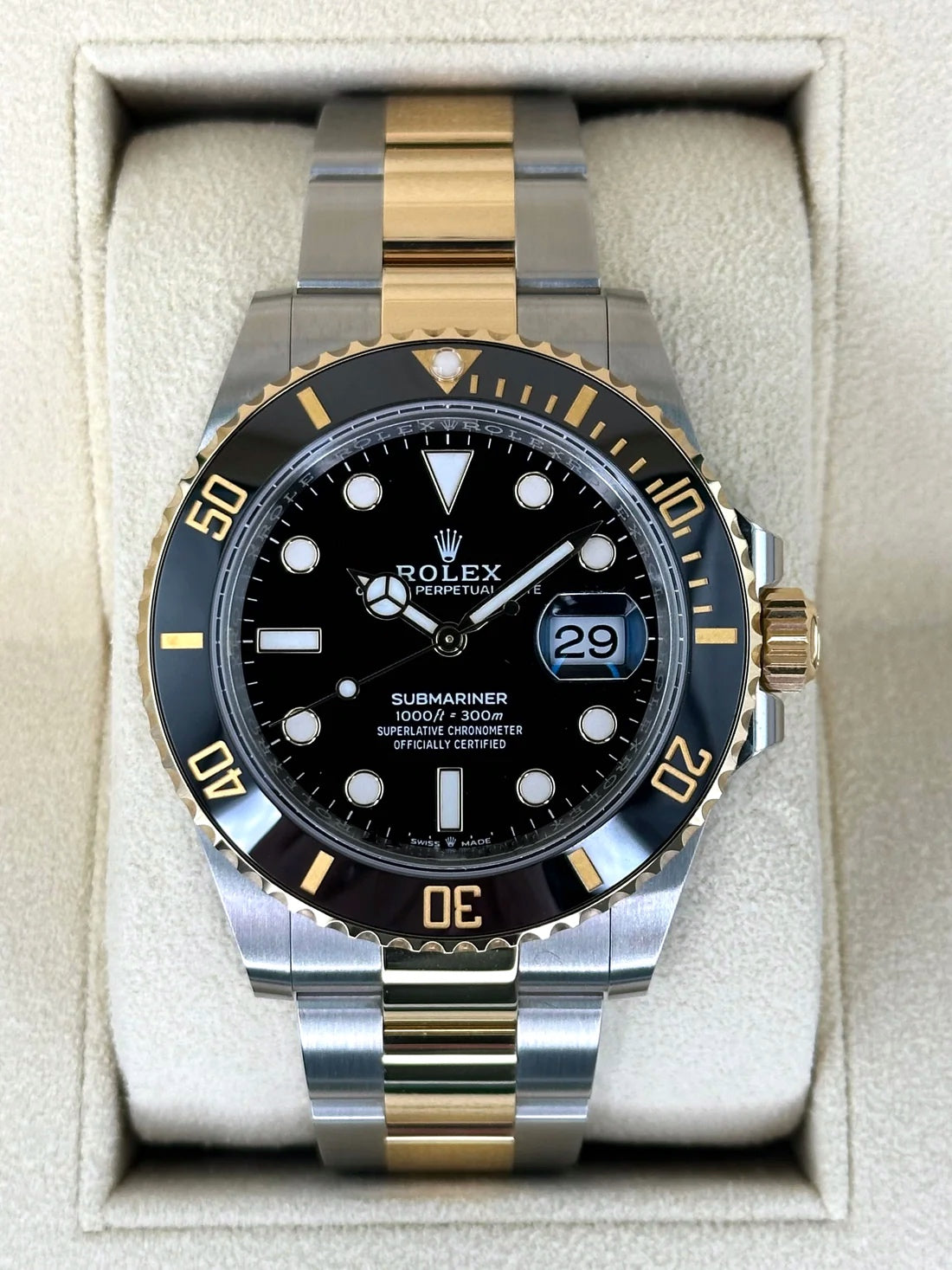NEW 2024 Rolex Submariner 41mm 126613LN Two-Tone Black Dial - MyWatchLLC