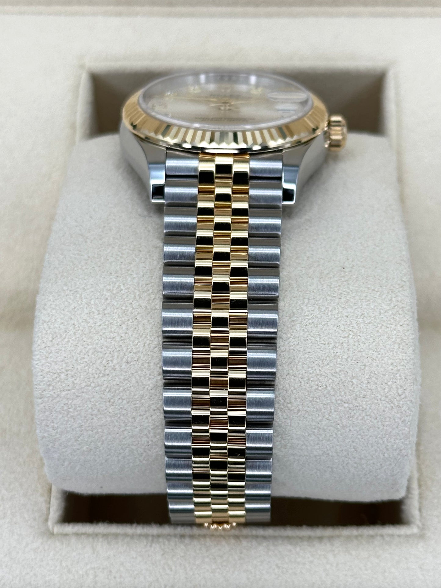 NEW 2024 Rolex Lady Datejust 31mm 278273 Two-Tone Silver Diamond Dial - MyWatchLLC