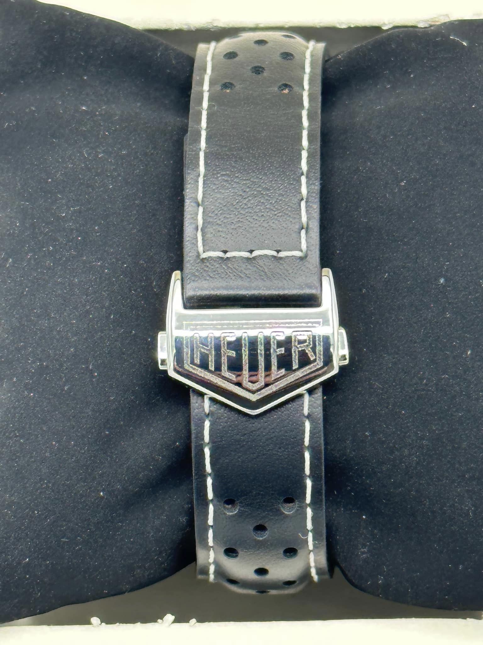 Tag Heuer Monza CR2110 Re-Edition Chronograph Black Dial - MyWatchLLC