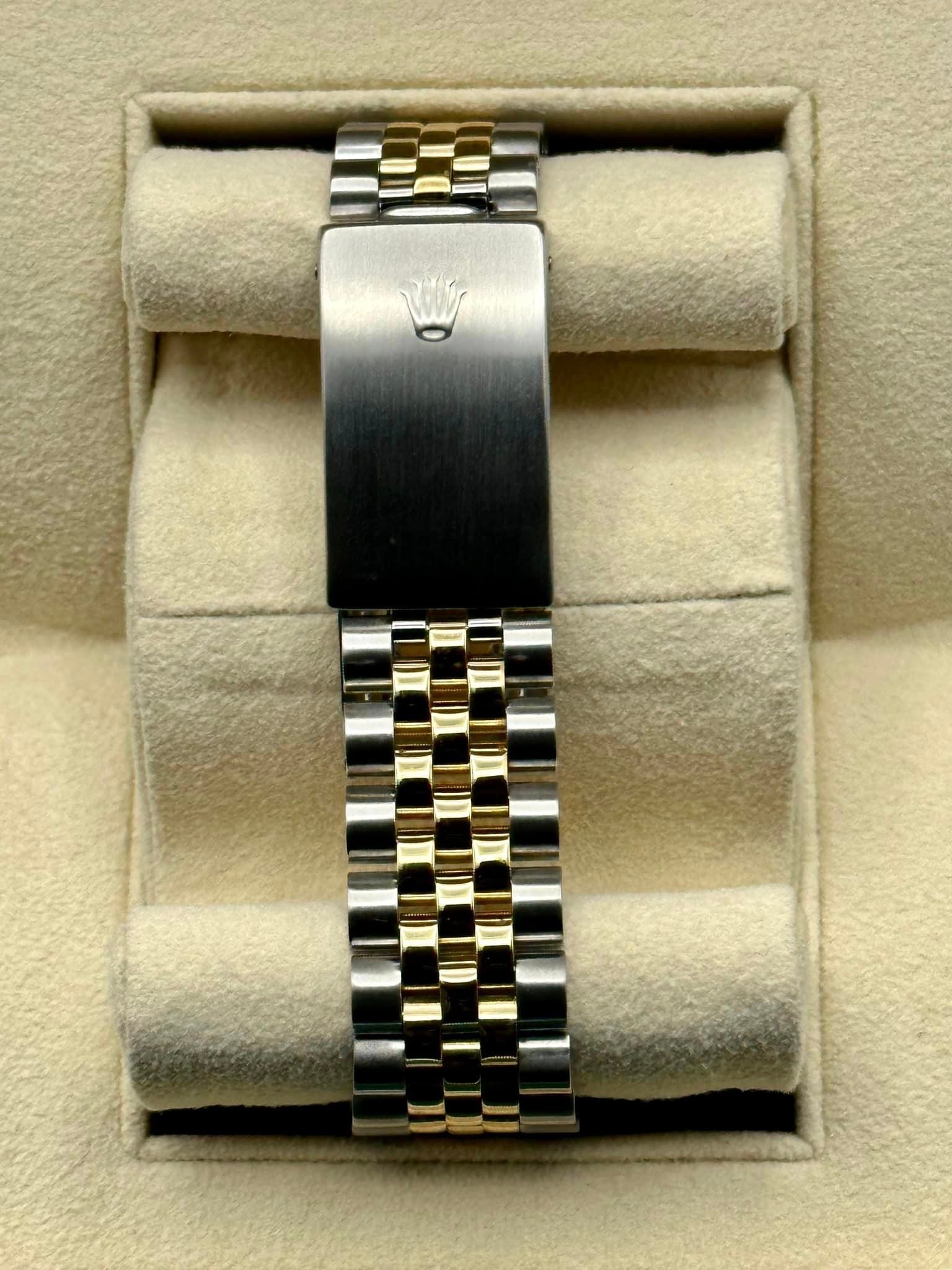 Rolex Datejust 36mm 16233 Two-Tone Champagne Diamond Dial Jubilee - MyWatchLLC