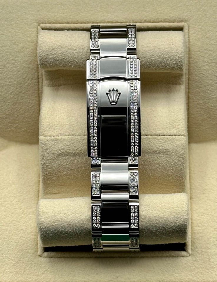 Rolex Datejust 41mm 126300 Stainless Steel with Diamonds Oyster - MyWatchLLC