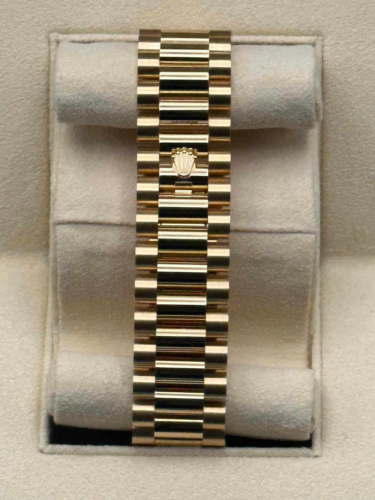 2019 Rolex Day-Date 40mm 228238 YG President White Roman Numeral Dial - MyWatchLLC