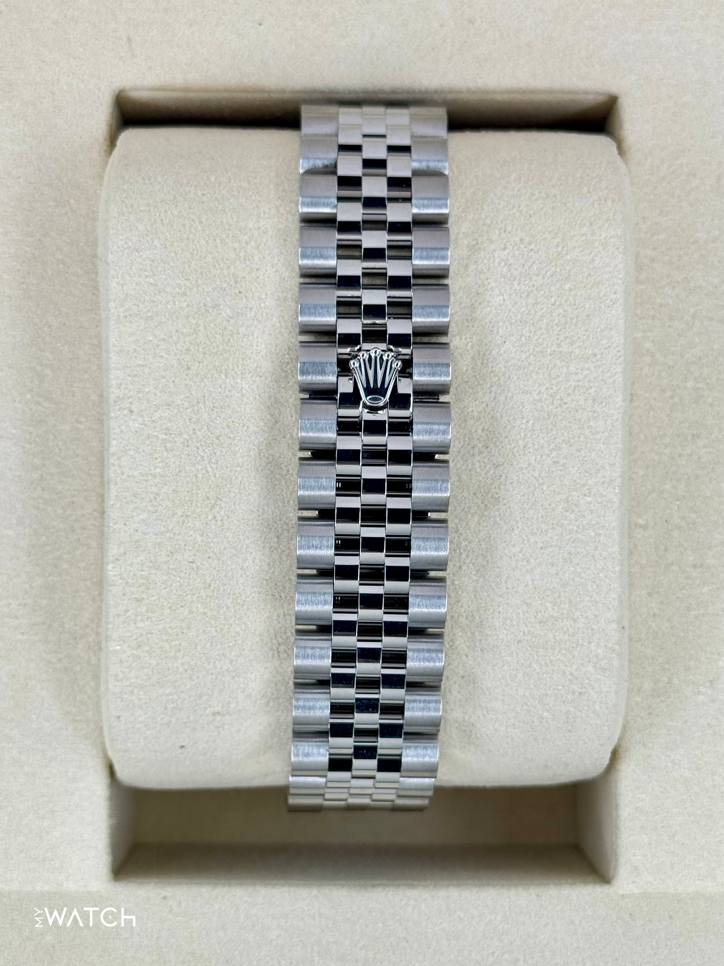 NEW 2025 Rolex Lady Datejust 28mm 278384RBR Jubilee MOP Diamond Dial - MyWatchLLC
