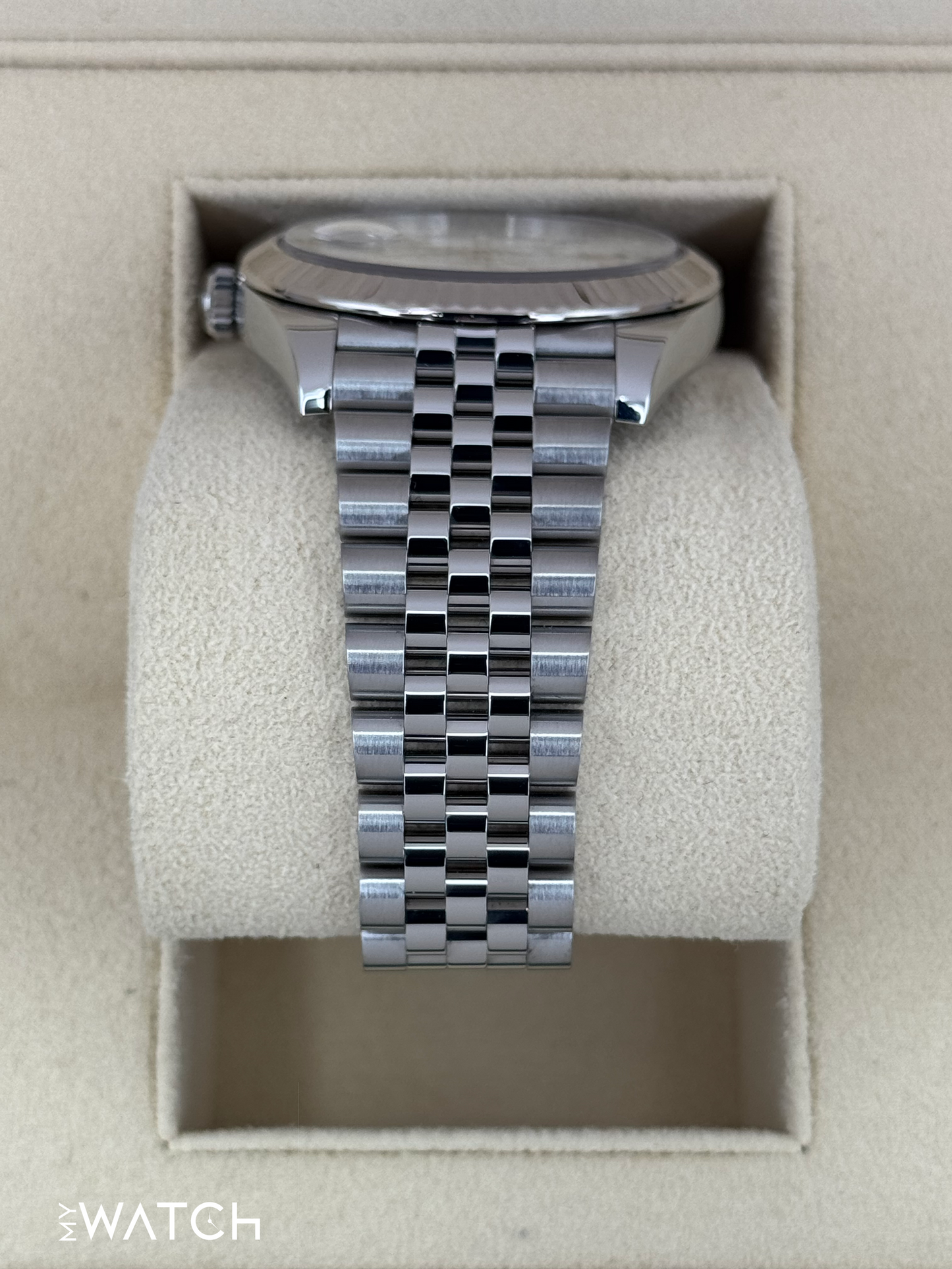 2022 Rolex Datejust 41mm 126334 Stainless Steel Jubilee White Dial - MyWatchLLC