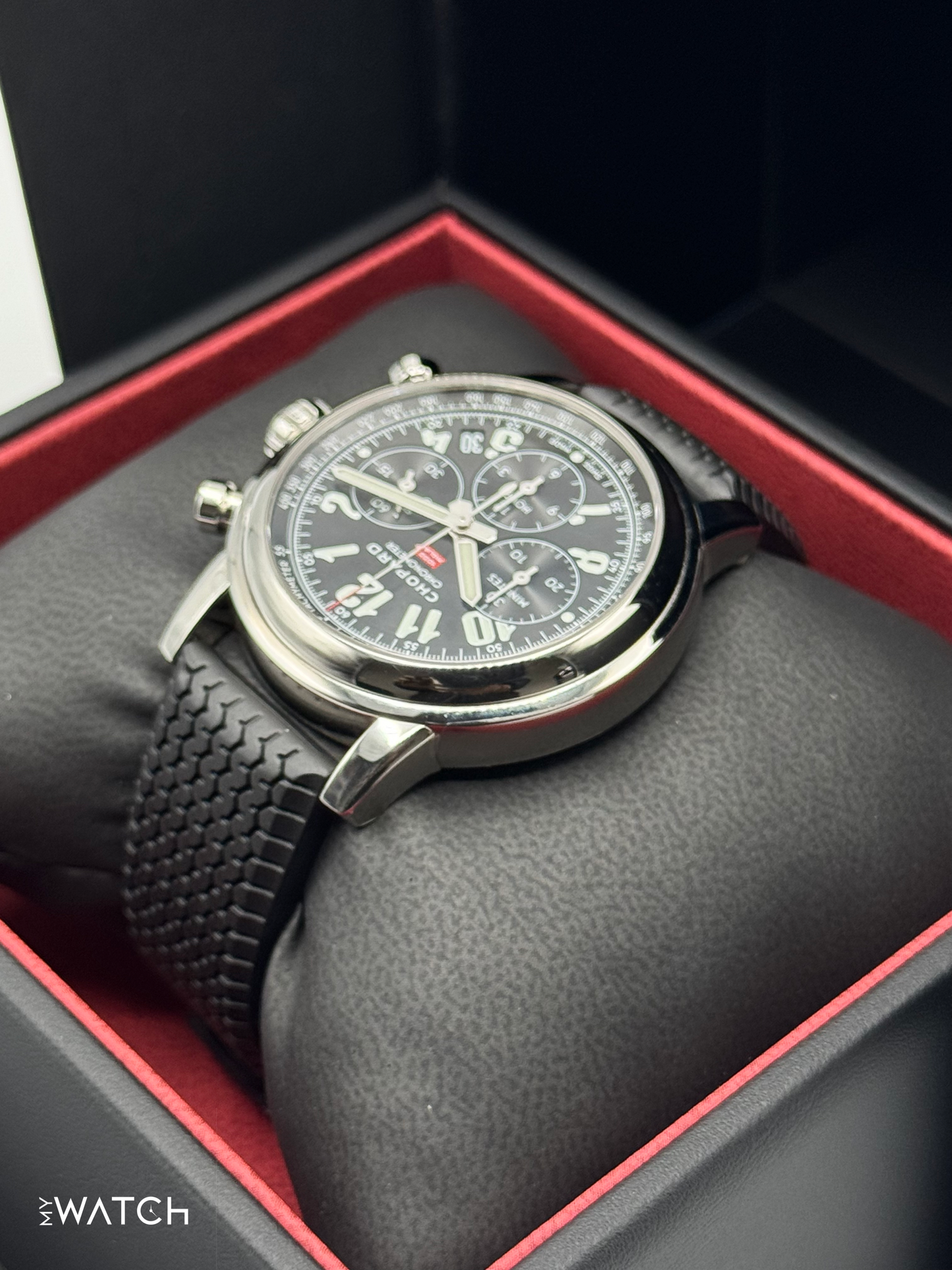2023 Chopard Mille Miglia Chronograph 42mm 168589-3002 Black Dial - MyWatchLLC