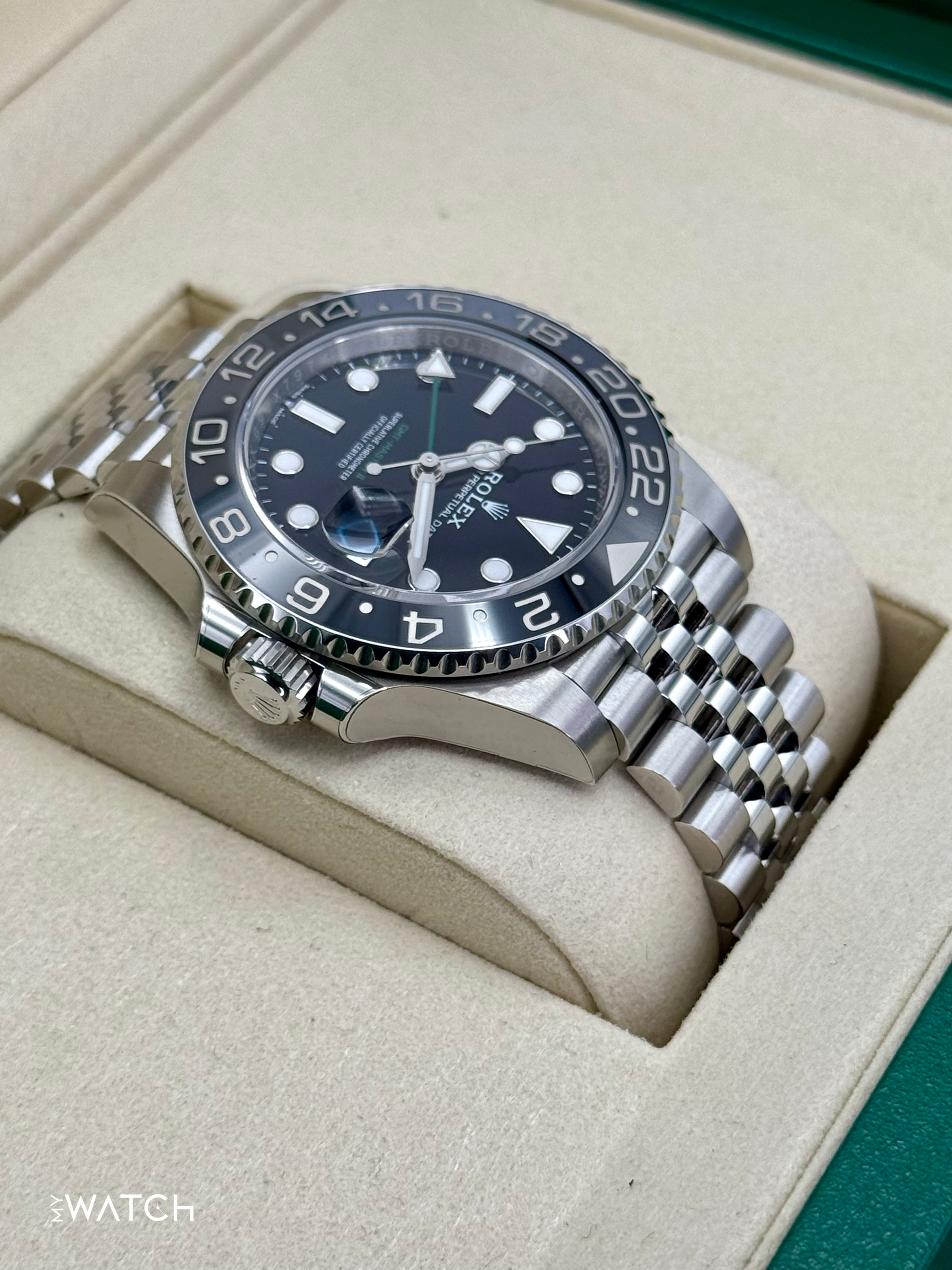 NEW 2025 Rolex GMT-Master II "Bruce Wayne" 40mm 126710GRNR Jubilee (STICKERED) - MyWatchLLC