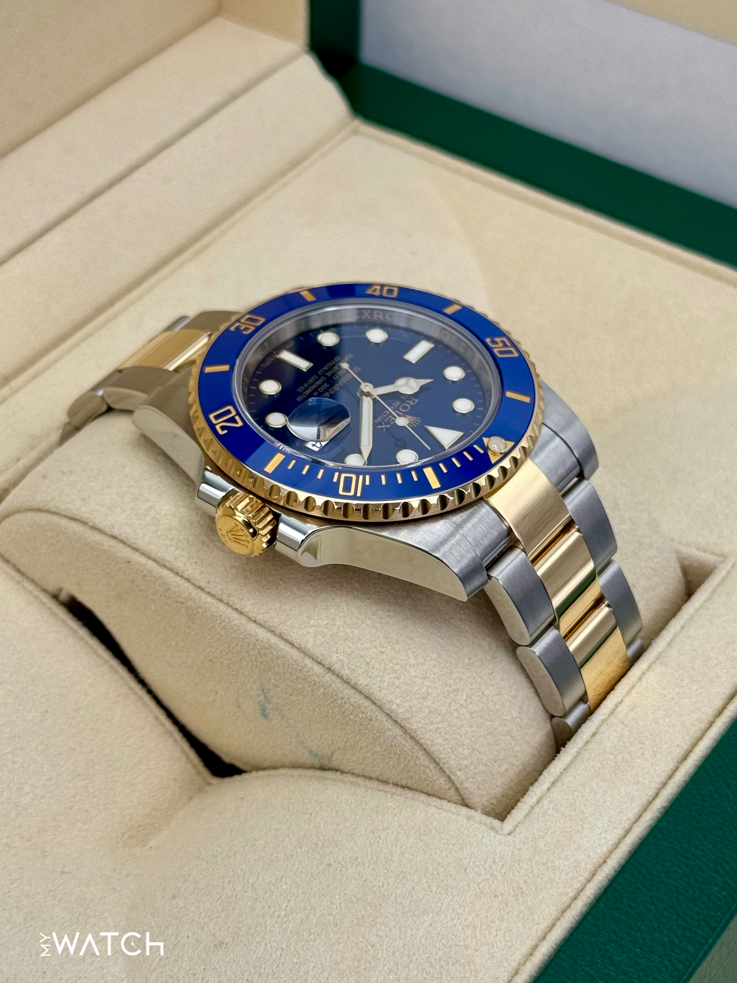 2017 Rolex Submariner "Bluesy" 40mm 116613LB Two-Tone Blue Dial - MyWatchLLC
