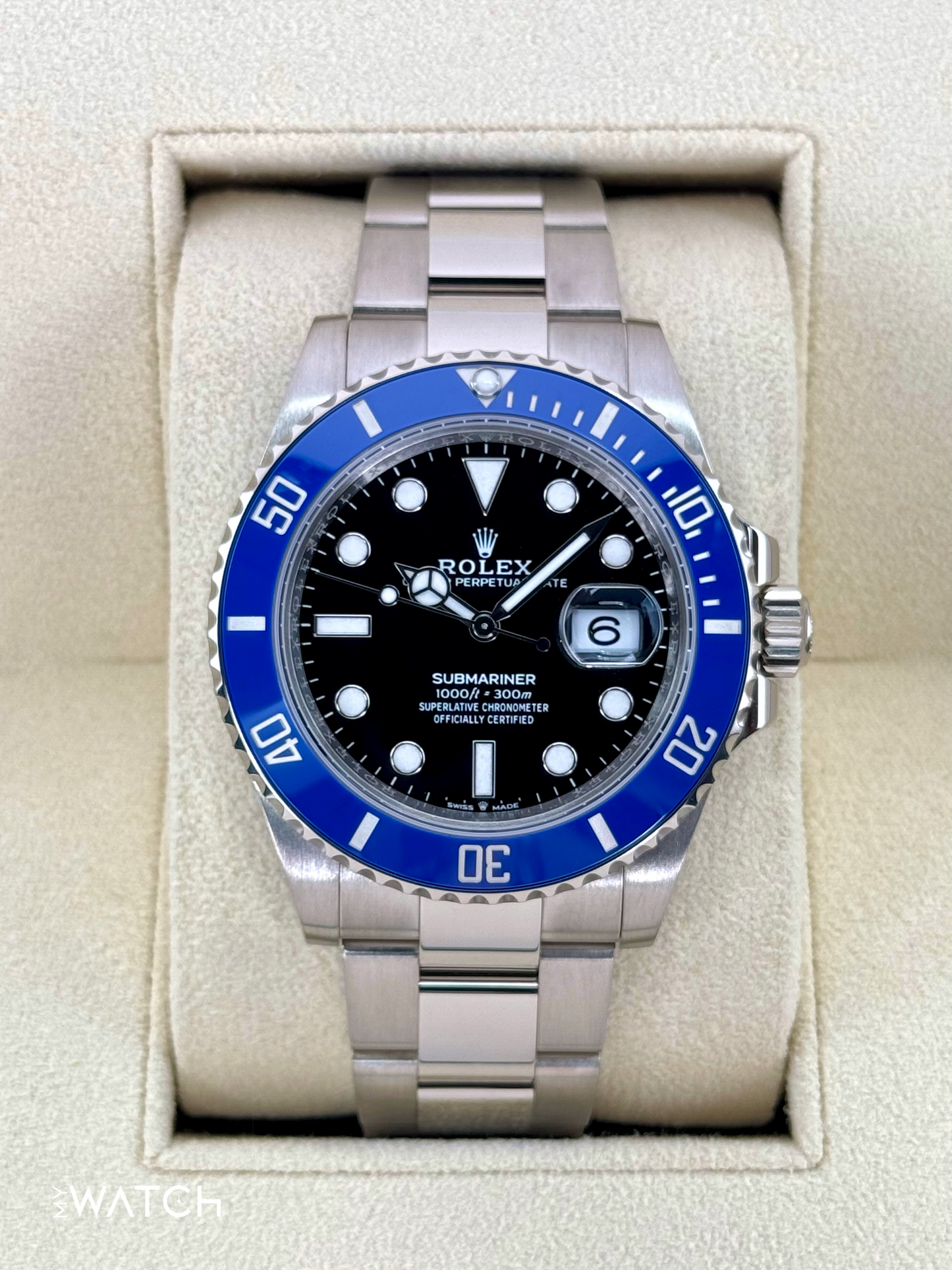 2024 Rolex Submariner “Cookie Monster â€?41mm 126619LB White Gold Blue Dial - MyWatchLLC