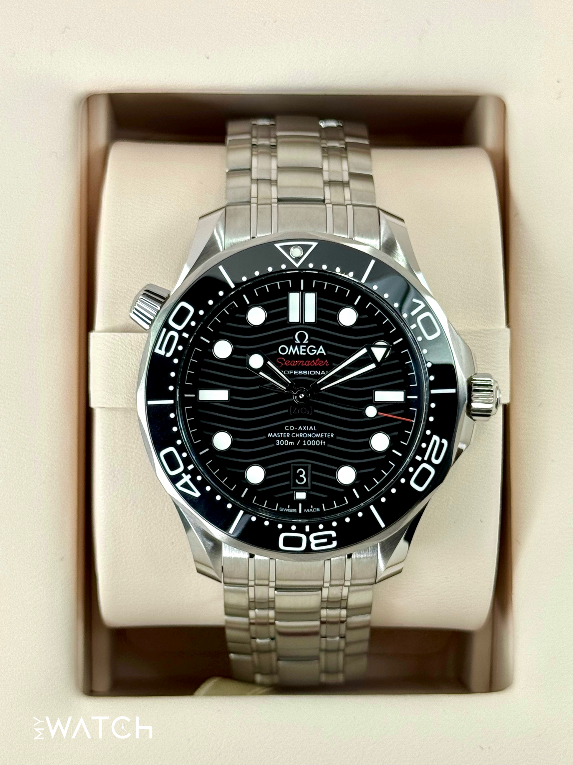 2025 Omega Seamaster Diver 300M 42mm 210.30.42.20.01.001 Black Dial - MyWatchLLC