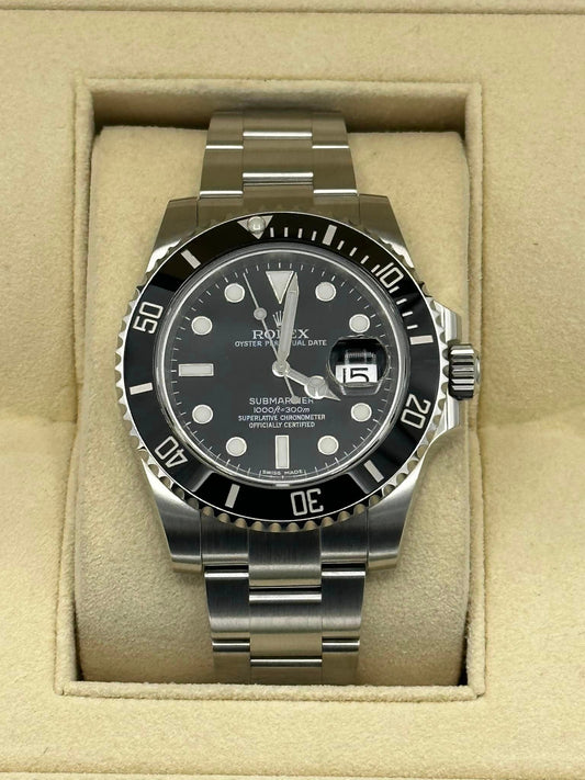 2015 Rolex Submariner Date 40mm 116610LN Stainless Steel Black Dial - MyWatchLLC