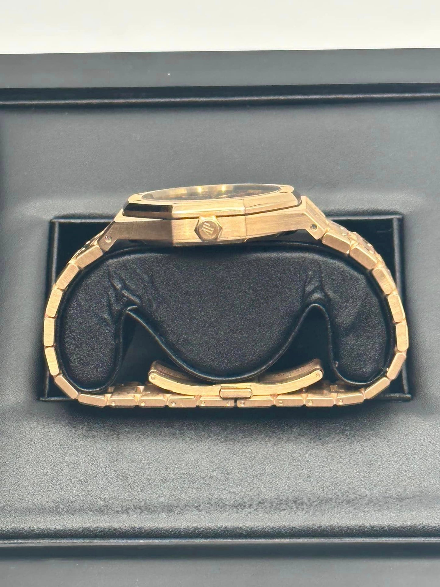 2013 Audemars Piguet Royal Oak 41mm 15400OR Rose Gold Black Dial - MyWatchLLC