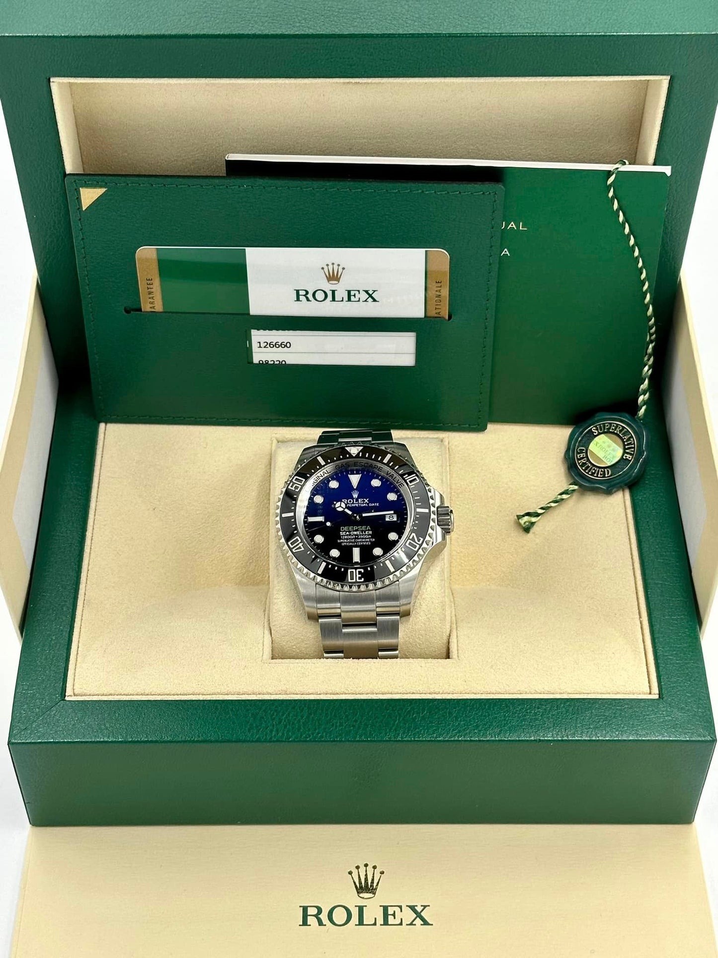2018 Rolex Sea-Dweller "James Cameron" 126660 Stainless Steel Blue Dial - MyWatchLLC