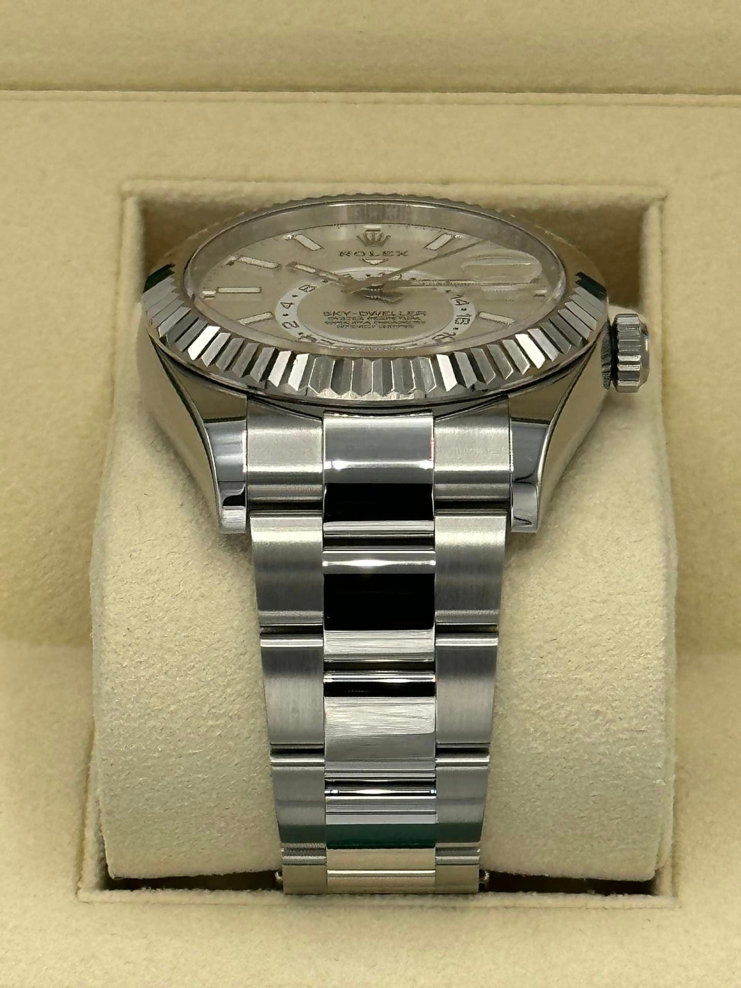 Rolex Sky-Dweller 326934 Stainless Steel White Index Dial - MyWatchLLC