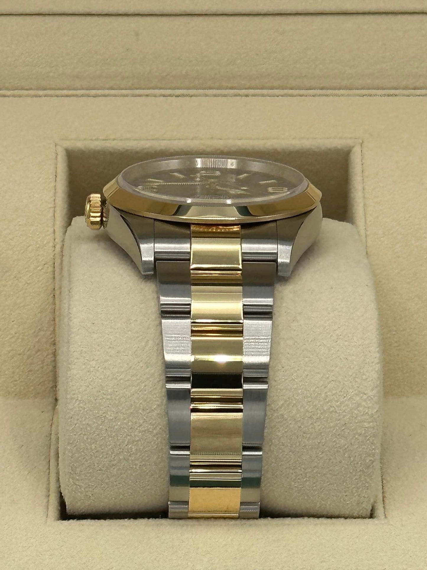 2021 Rolex Explorer 36mm 124273 Two-Tone Stainless Steel/Gold Black Dial - MyWatchLLC