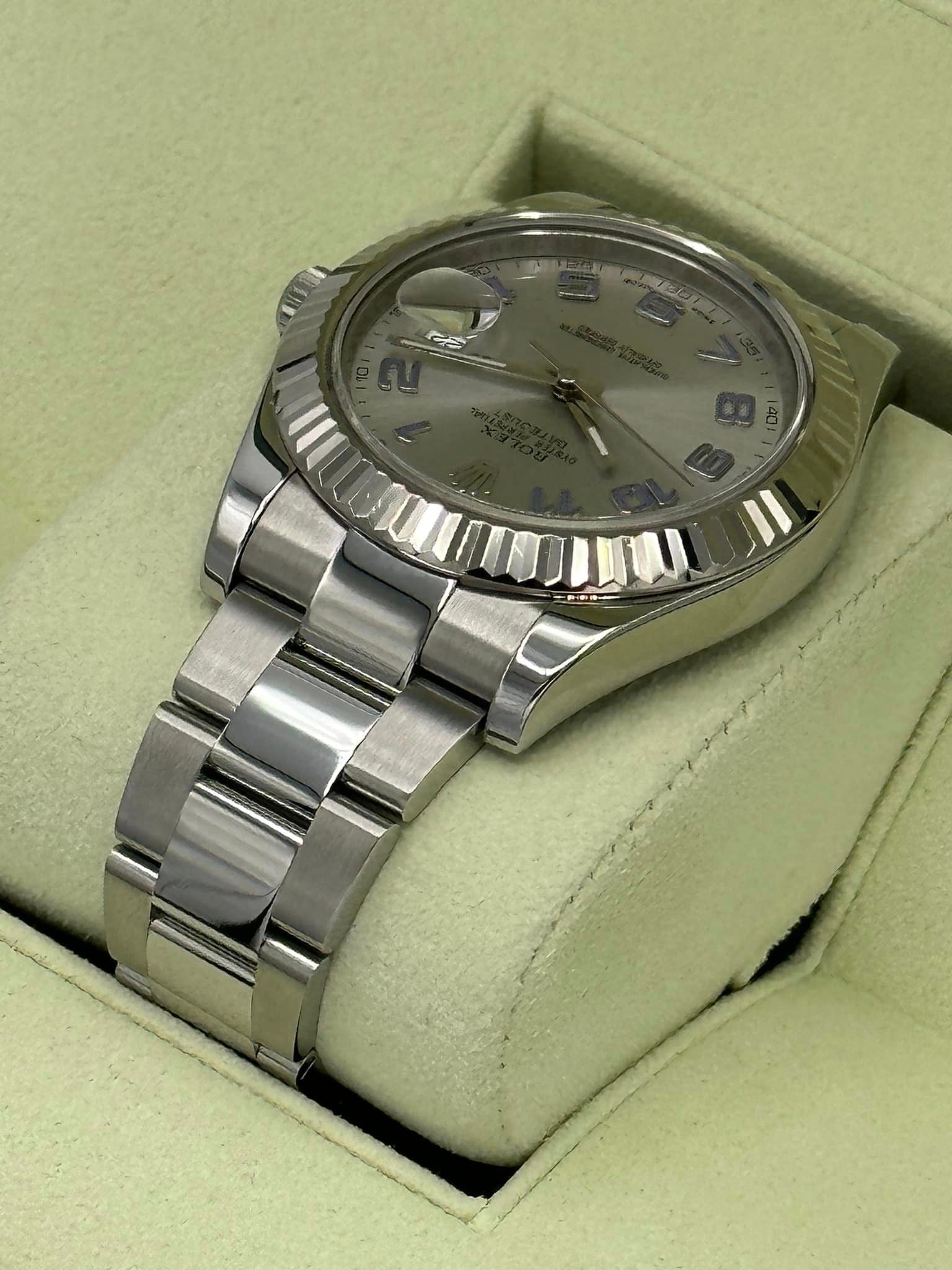 2012 Rolex Datejust II 41mm 116334 Stainless Steel Oyster Bracelet - MyWatchLLC
