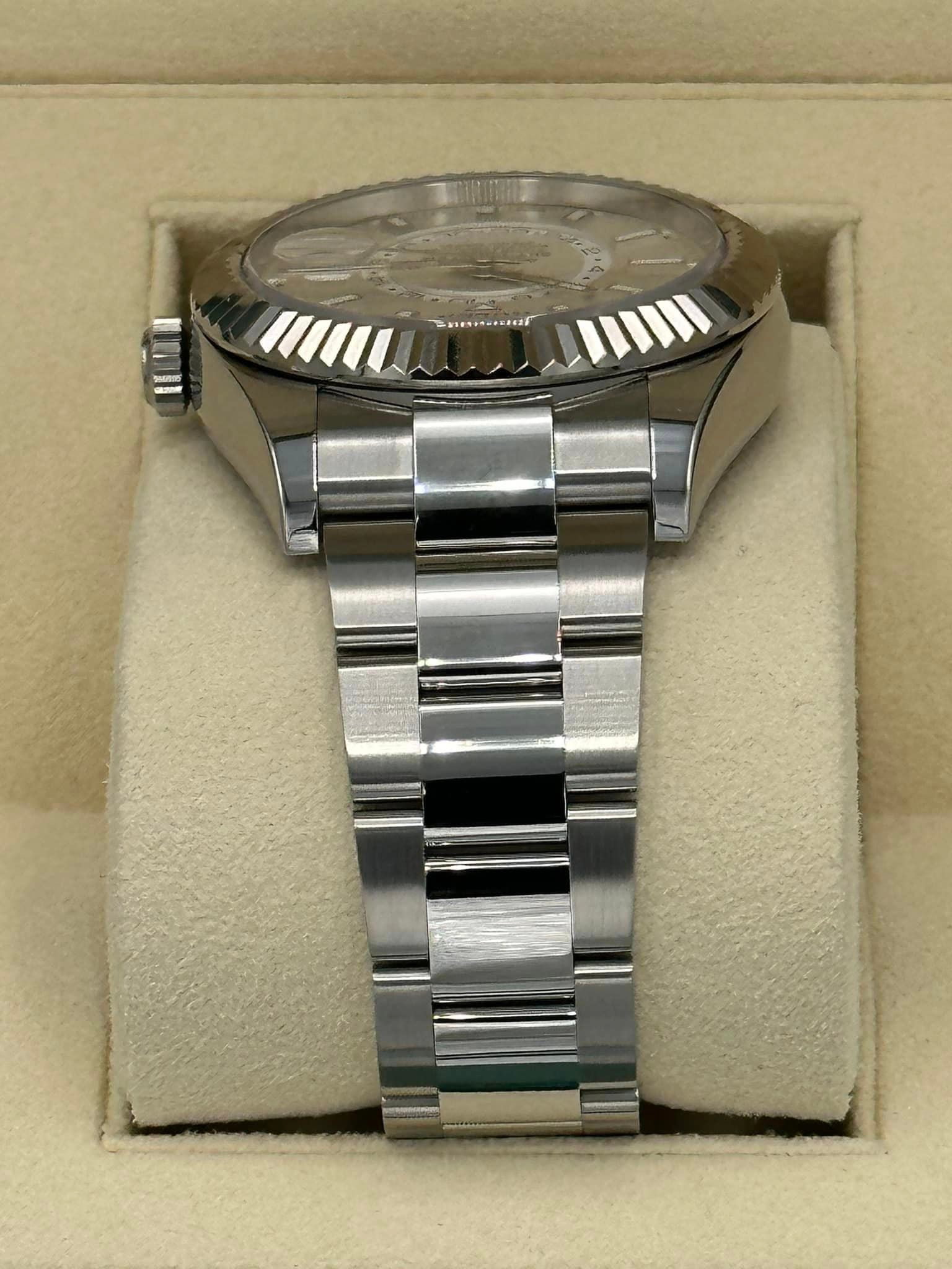 Rolex Sky-Dweller 326934 Stainless Steel White Index Dial - MyWatchLLC