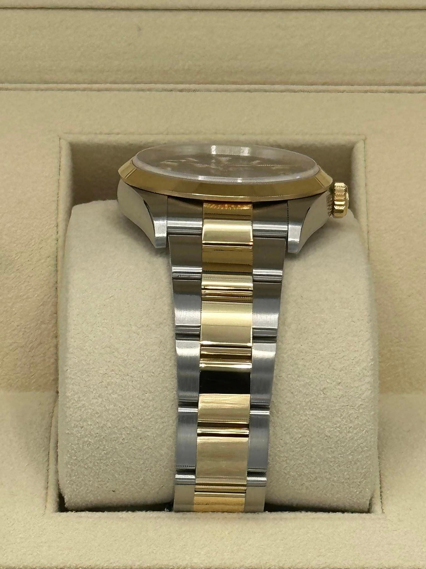 2021 Rolex Explorer 36mm 124273 Two-Tone Stainless Steel/Gold Black Dial - MyWatchLLC