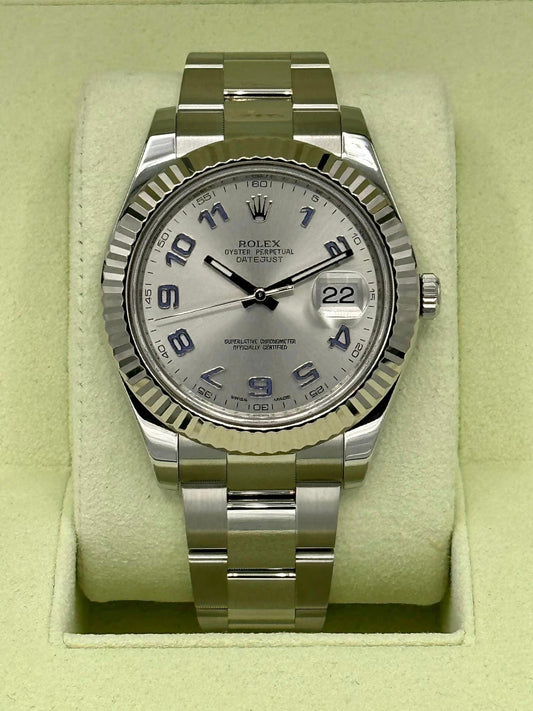 2012 Rolex Datejust II 41mm 116334 Stainless Steel Oyster Bracelet - MyWatchLLC