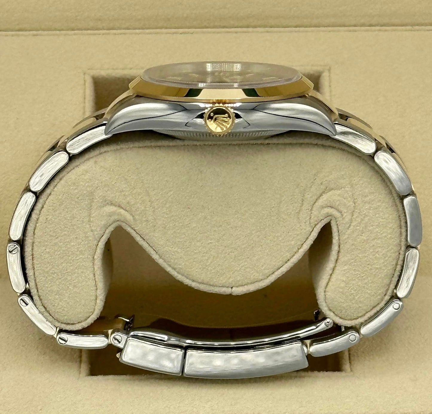 2021 Rolex Explorer 36mm 124273 Two-Tone Stainless Steel/Gold Black Dial - MyWatchLLC