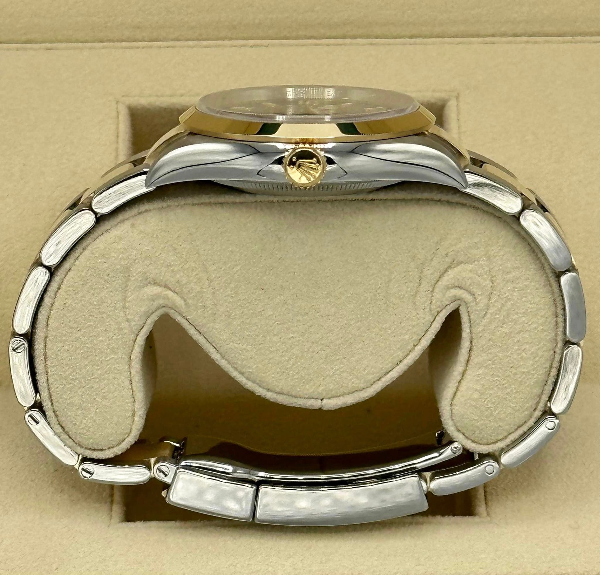 2021 Rolex Explorer 36mm 124273 Two-Tone Stainless Steel/Gold Black Dial - MyWatchLLC