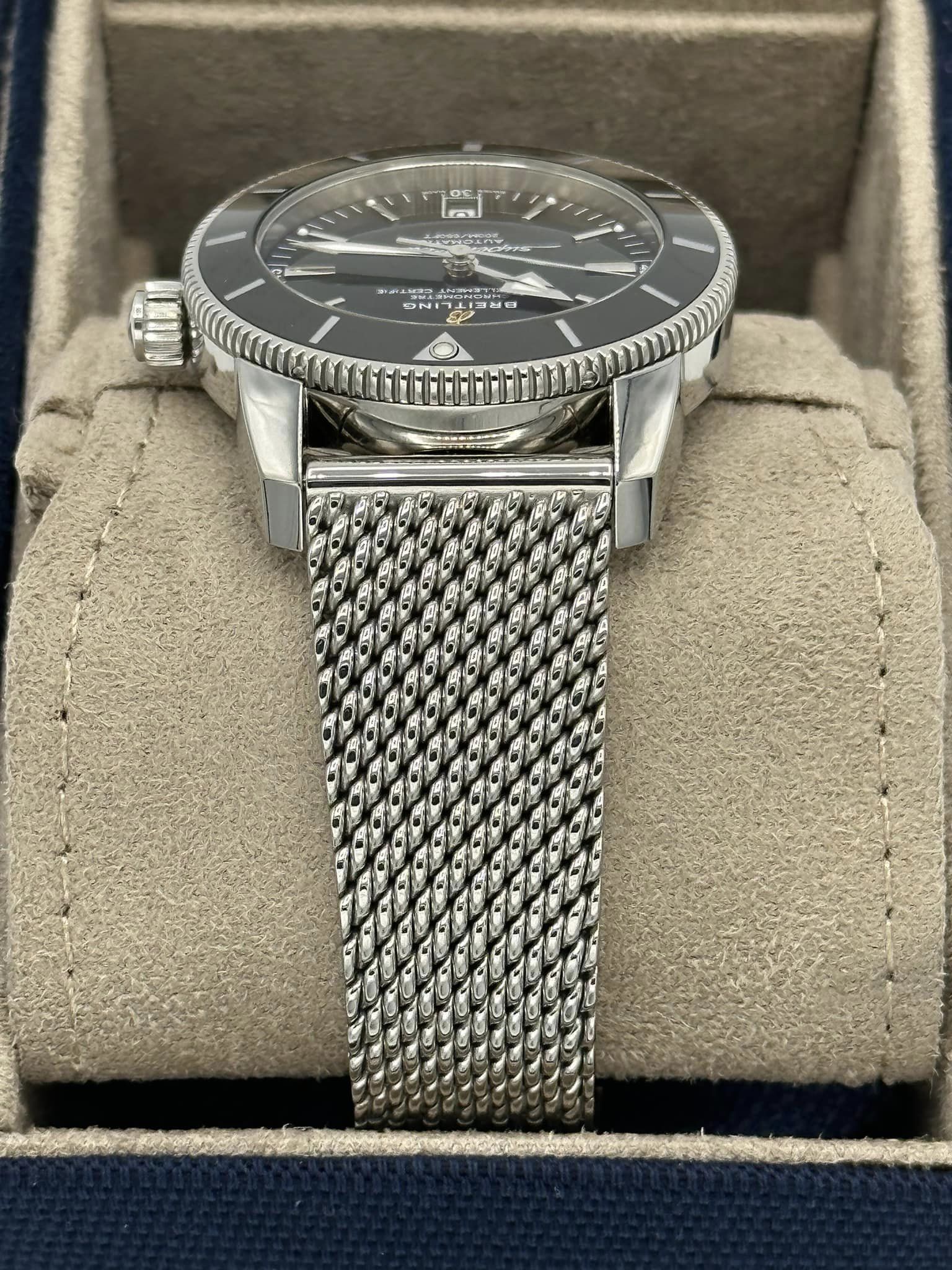 2023 Breitling Superocean Heritage 42mm AB2010 Stainless Steel Green Dial - MyWatchLLC