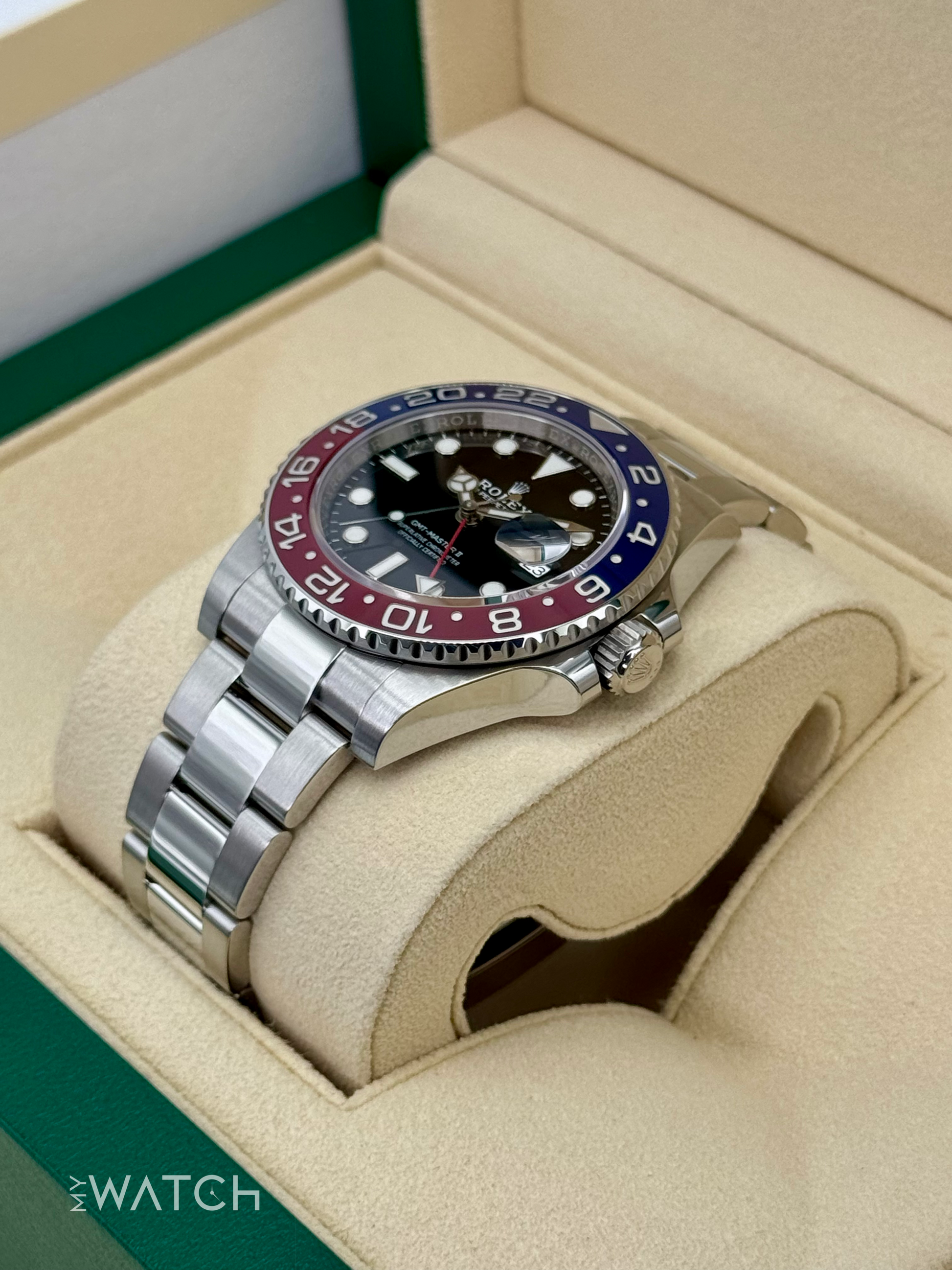 2022 Rolex GMT-Master II "Pepsi" 40mm 126710BLRO Oyster - MyWatchLLC