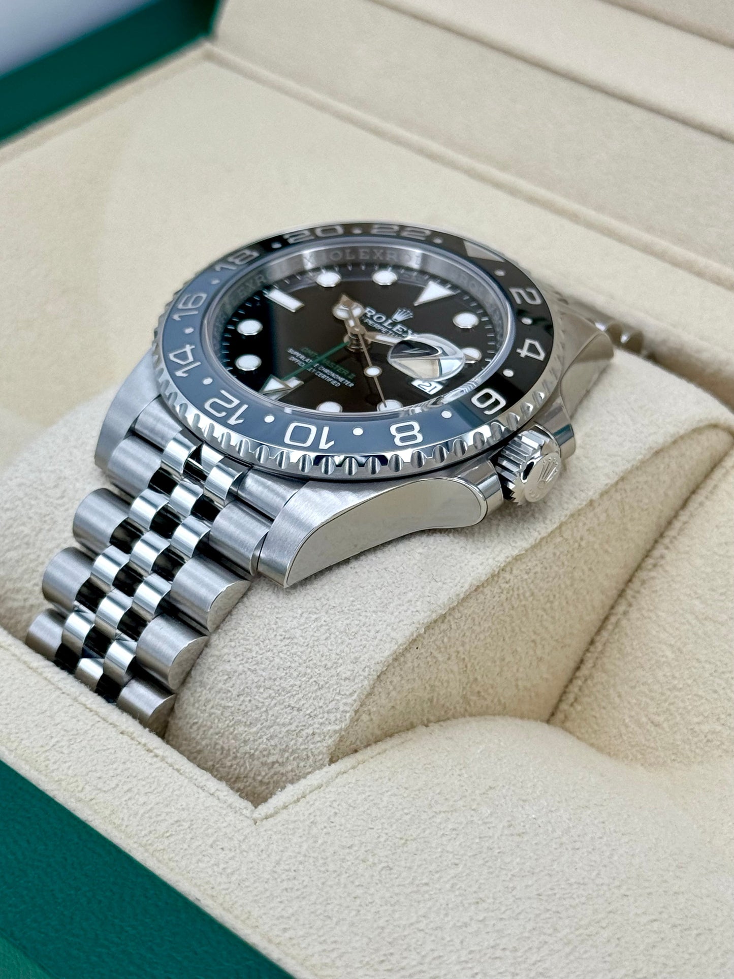 NEW 2024 Rolex GMT-Master II "Bruce Wayne" 40mm 126710GRNR Black Dial - MyWatchLLC