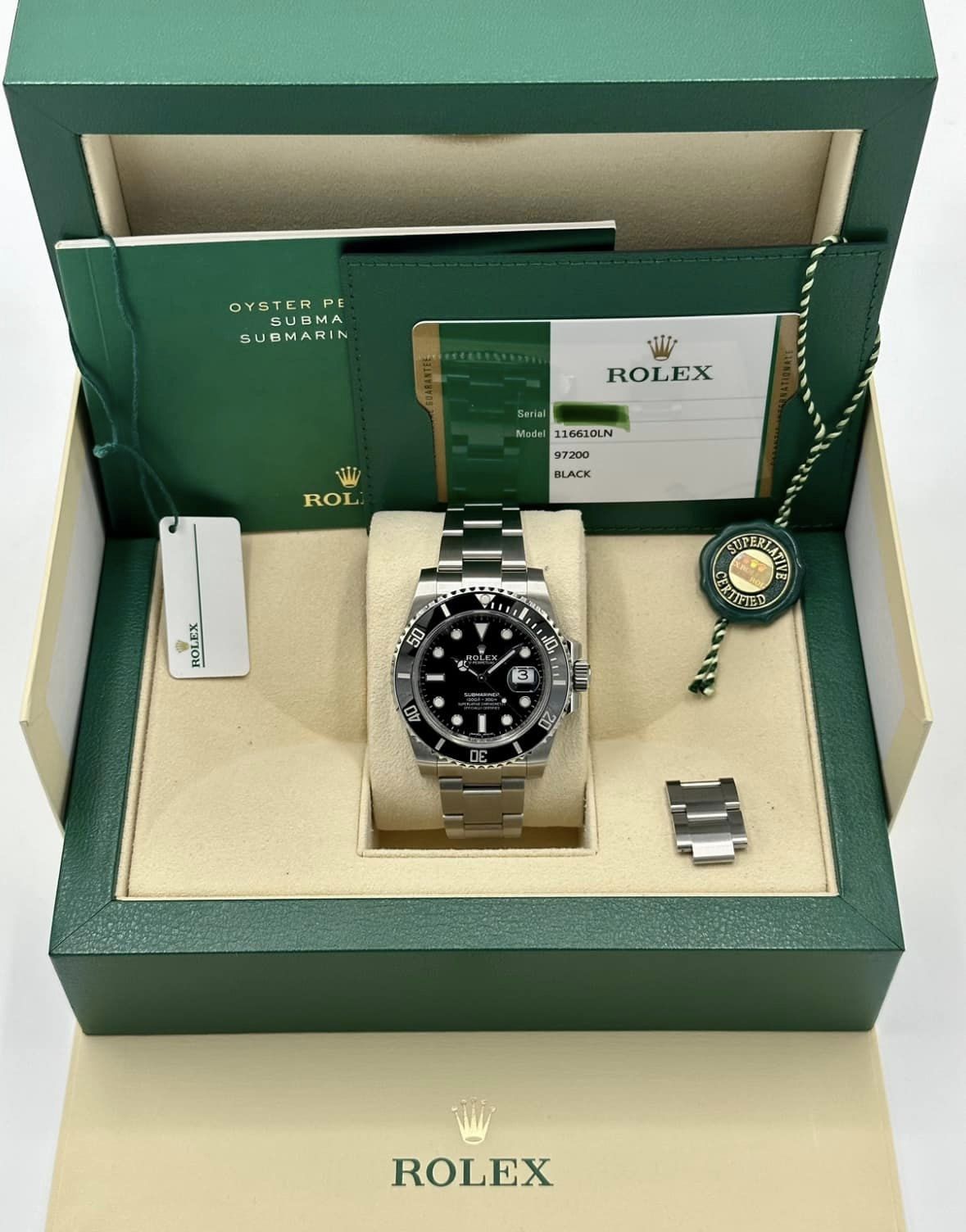 NEW 2020 Rolex Submariner Date 40mm 116610LN Oyster Black Dial - MyWatchLLC