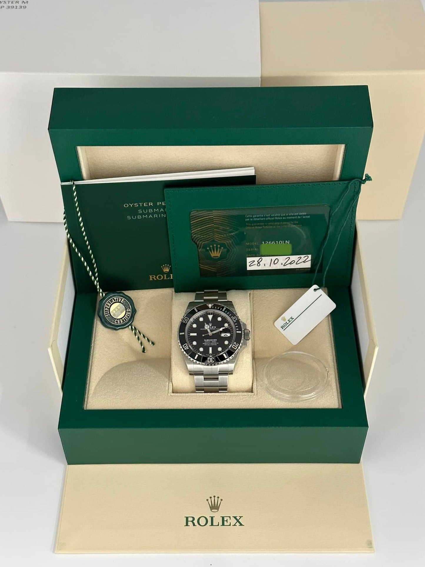 2022 Rolex Submariner Date 41mm 126610LN Stainless Steel Oyster Black Dial - MyWatchLLC
