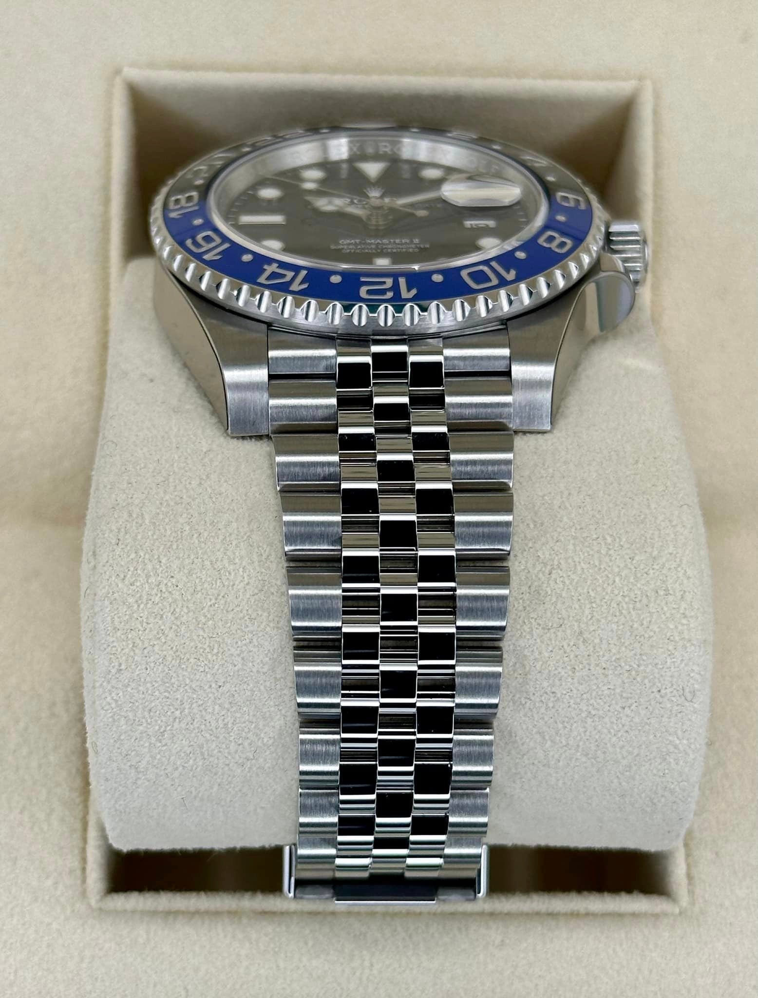 NEW 2022 Rolex GMT-Master II "Batgirl" 40mm 126710BLNR Jubilee - MyWatchLLC