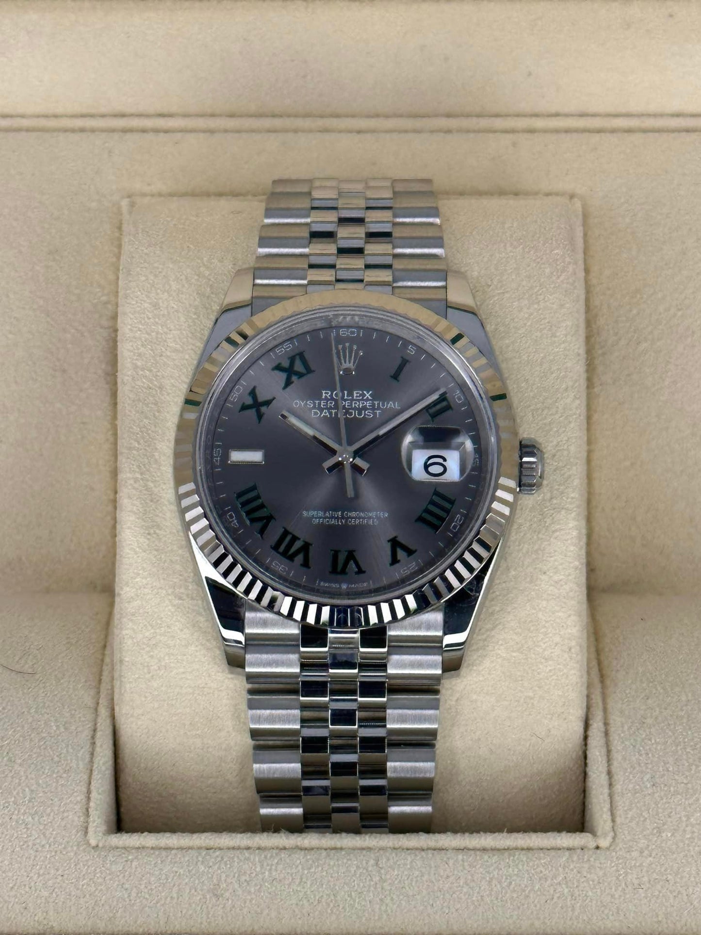 2023 Rolex Datejust 36mm 126234 Jubilee Wimbledon Dial - MyWatchLLC