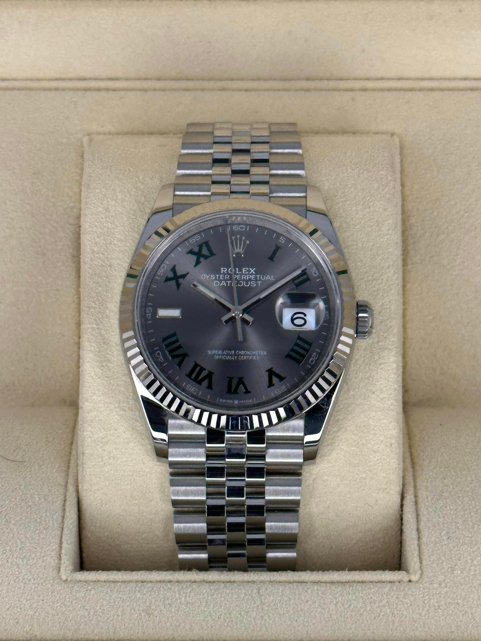 2023 Rolex Datejust 36mm 126234 Jubilee Wimbledon Dial - MyWatchLLC