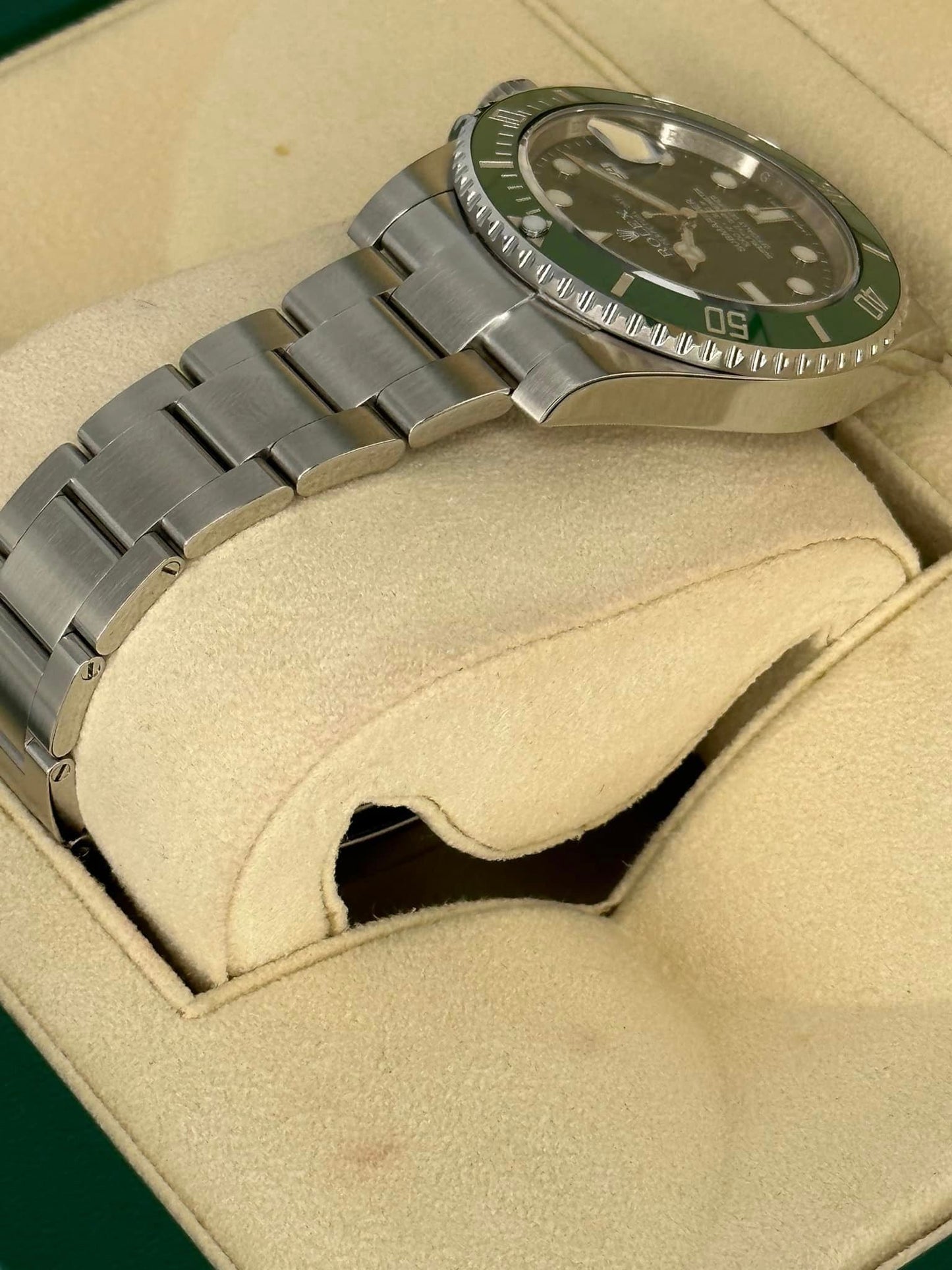 Rolex Submariner Date "Hulk" 40mm 116610LV Stainless Steel Green Dial - MyWatchLLC