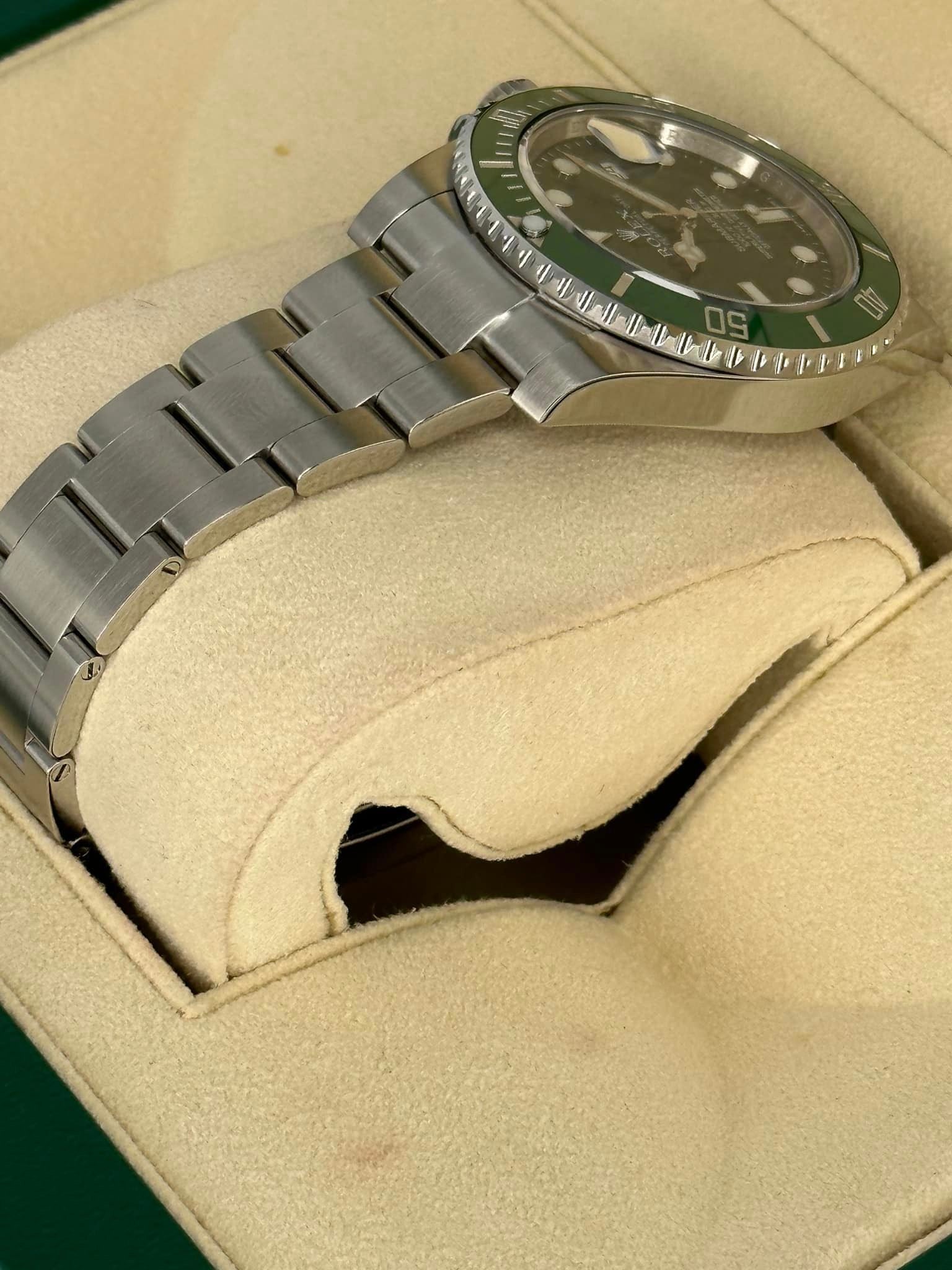 Rolex Submariner Date "Hulk" 40mm 116610LV Stainless Steel Green Dial - MyWatchLLC