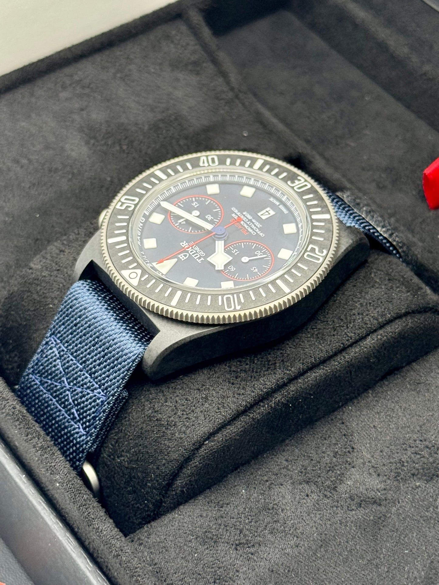 NEW 2025 Tudor Pelagos Fxd Chrono 25807KN 43mm Titanium Blue Dial - MyWatchLLC