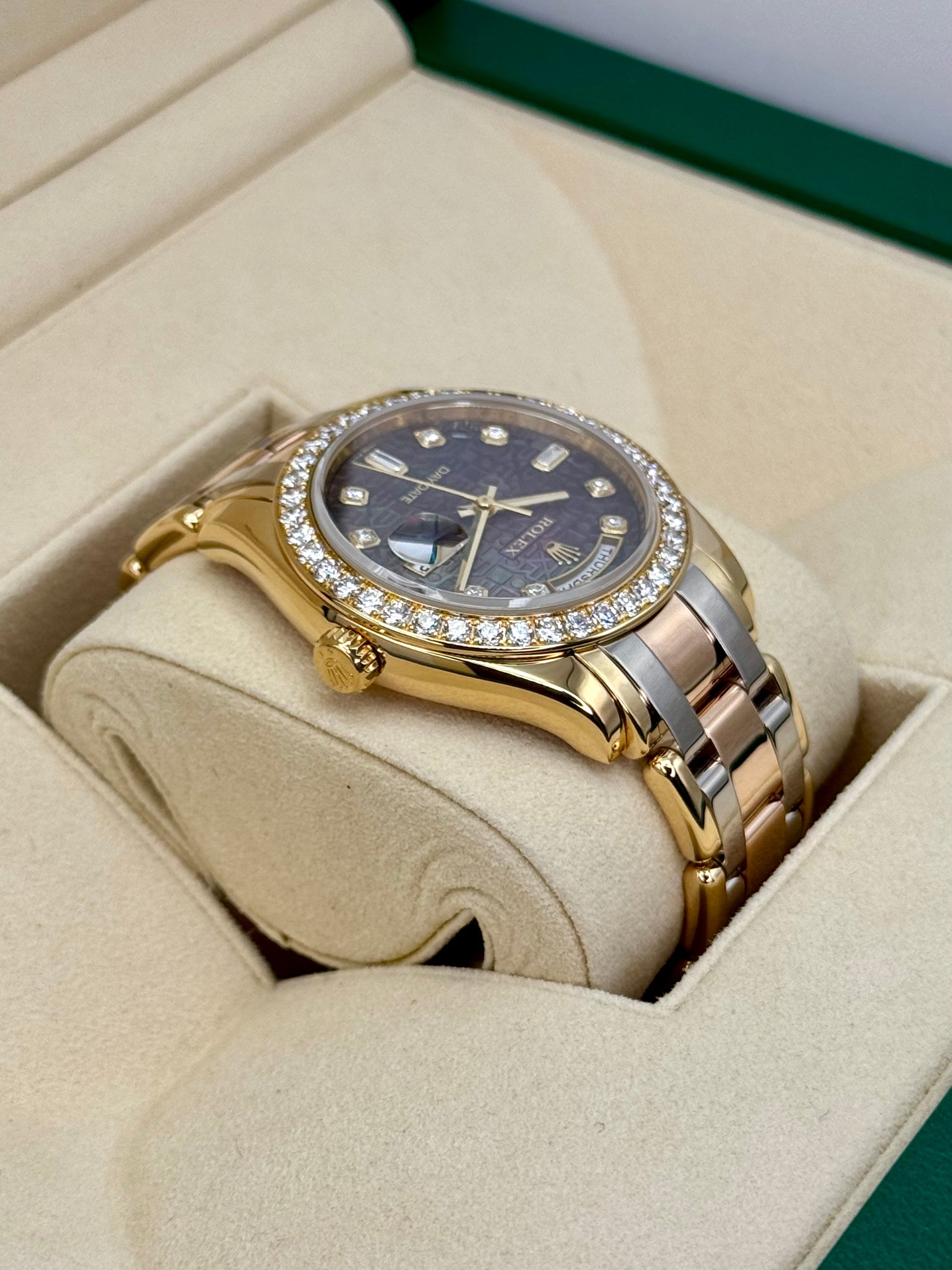 2011 Rolex Day-Date Masterpiece 39mm 18948 Tridor Tahitian Mother of Pearl Dial - MyWatchLLC