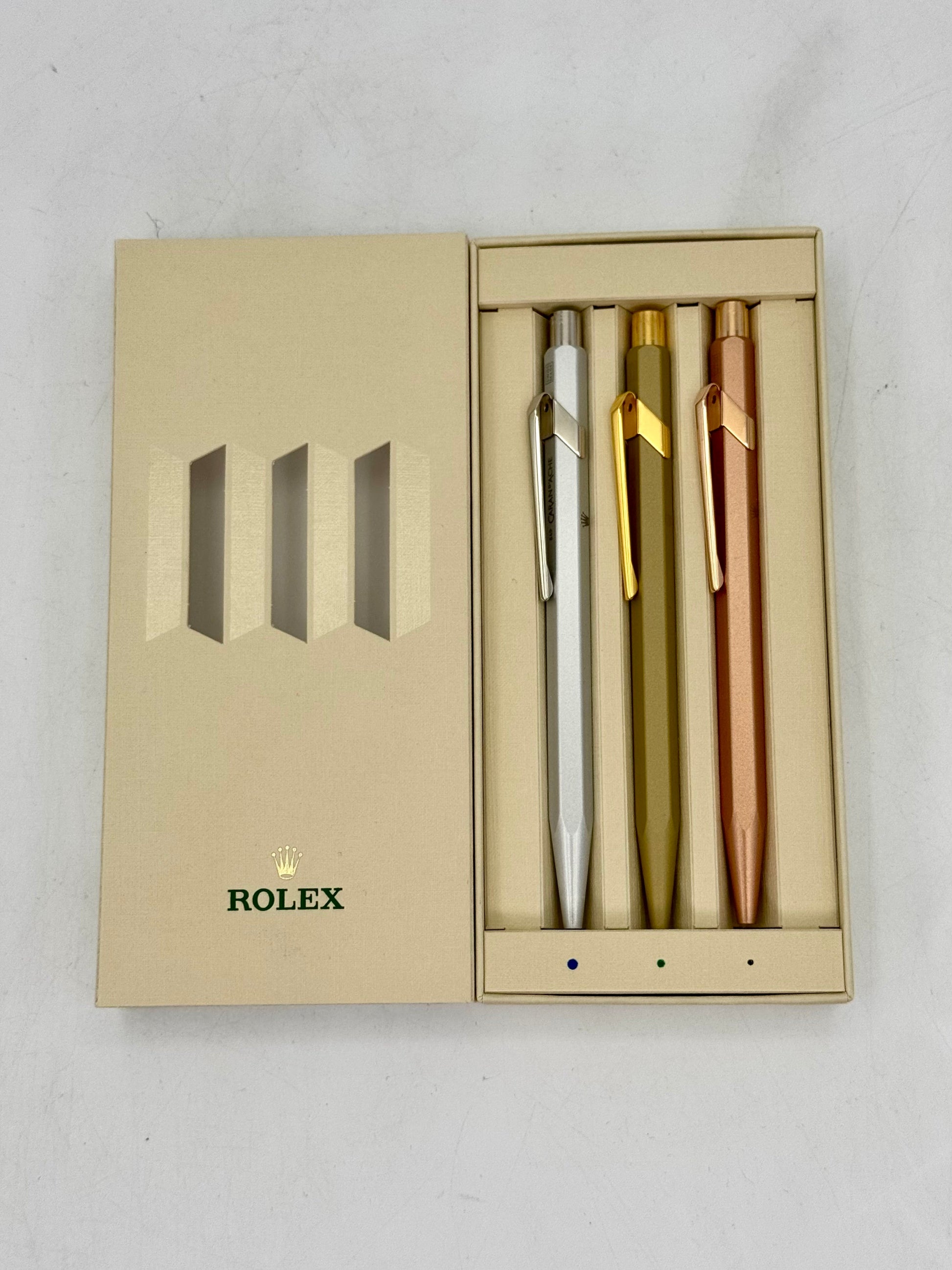 NEW Rolex Carand Ache 3 Pen Set - MyWatchLLC