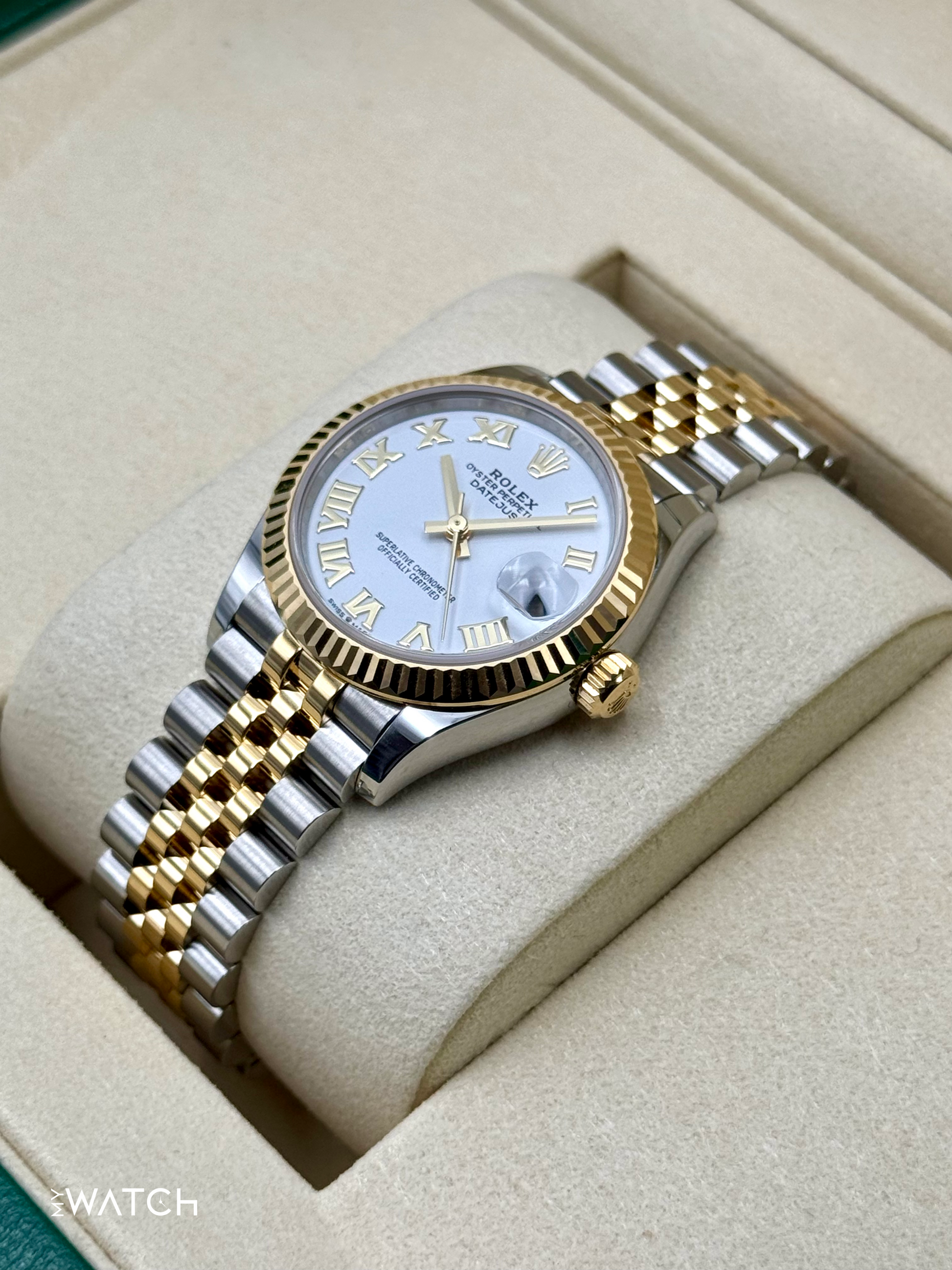 NEW 2025 Rolex Datejust 31mm 278273 Two-Tone Jubilee White Dial - MyWatchLLC