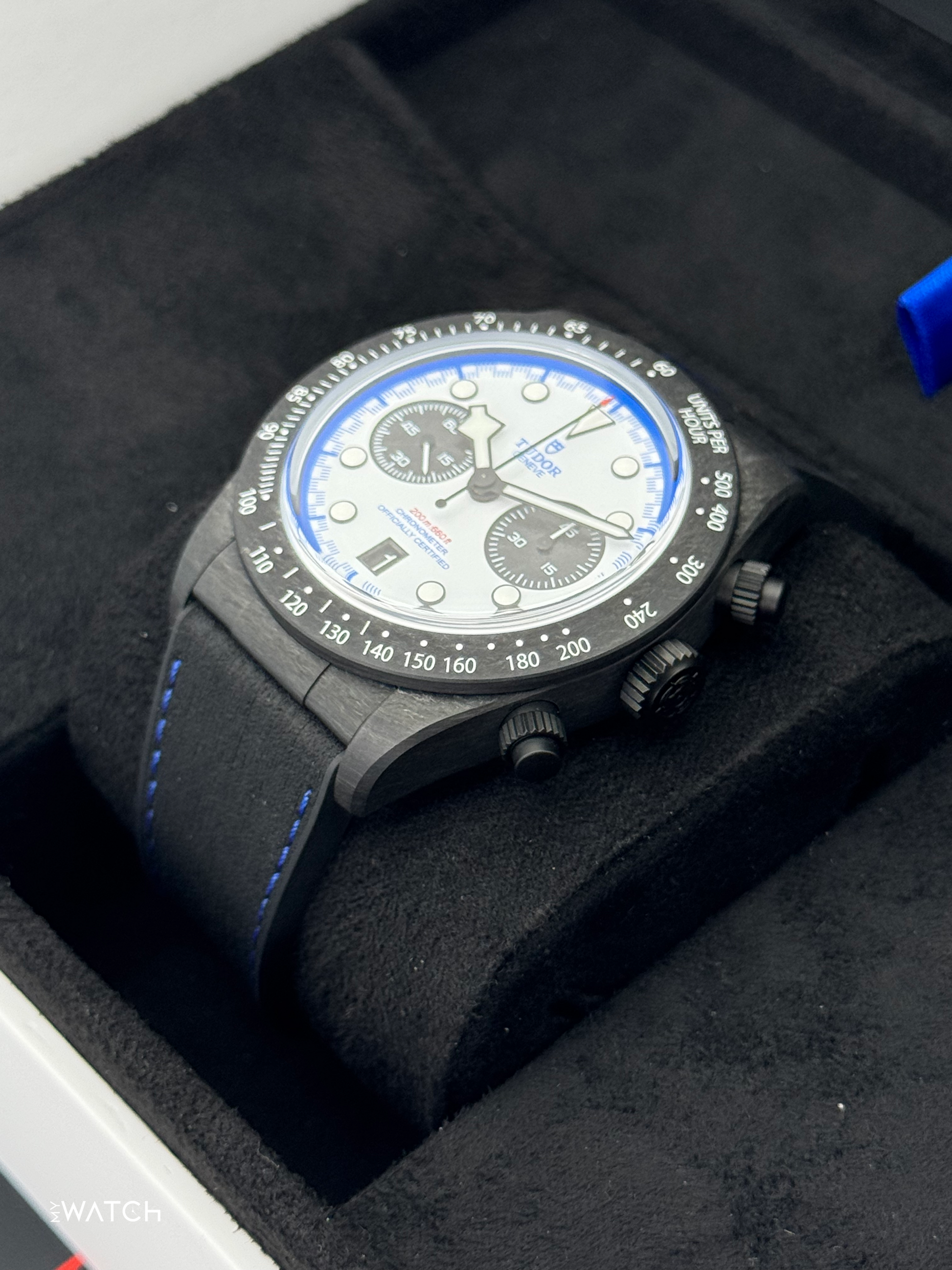 NEW 2025 Tudor Black Bay 25 42mm 79377KN Black Carbon White Dial - MyWatchLLC