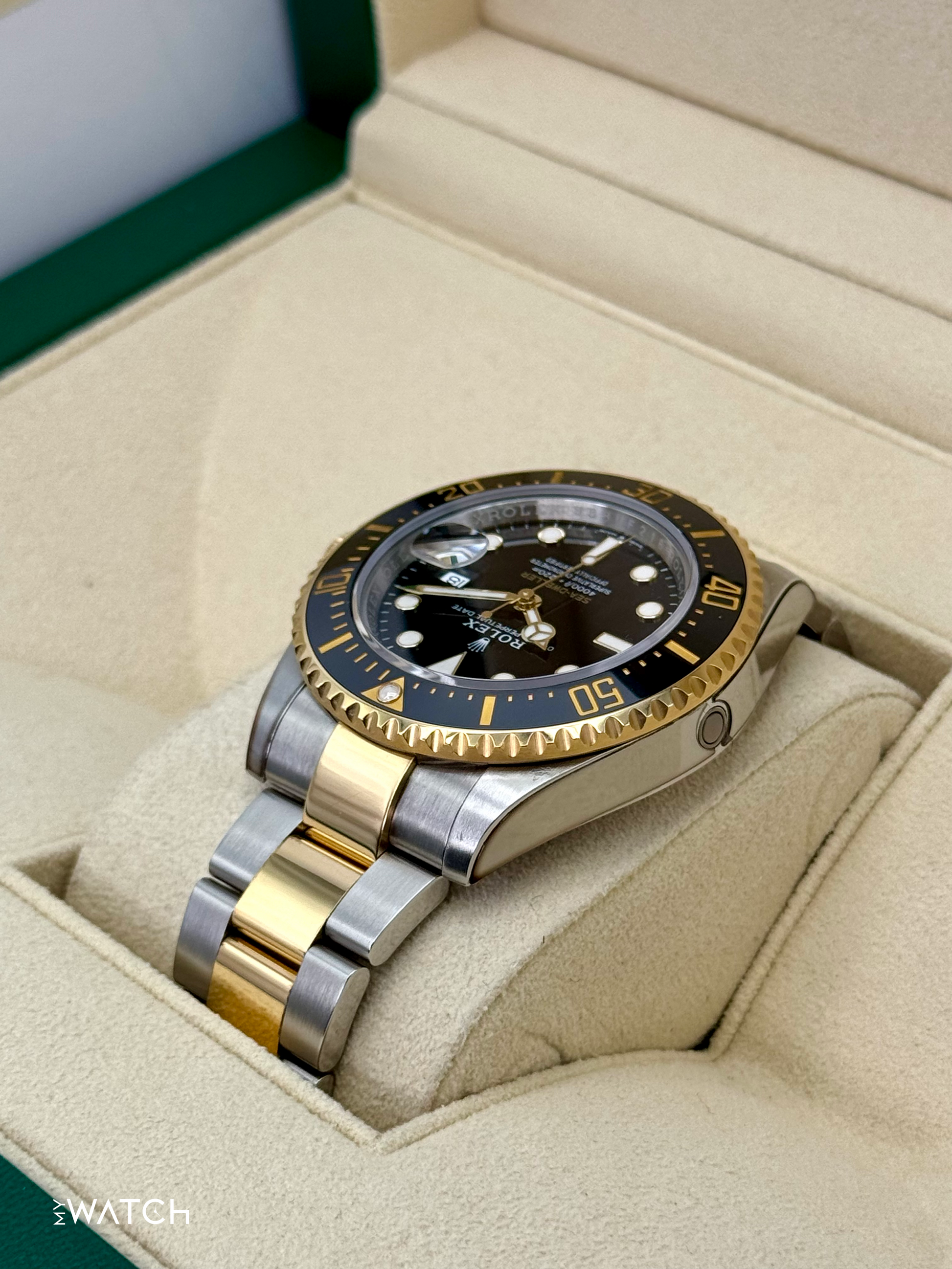 2023 Rolex Sea-Dweller 43mm 126603 Two-Tone Black Dial - MyWatchLLC