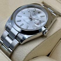 NEW 2025 Rolex Datejust 41mm 126300 Stainless Steel Oyster Silver Dial - MyWatchLLC