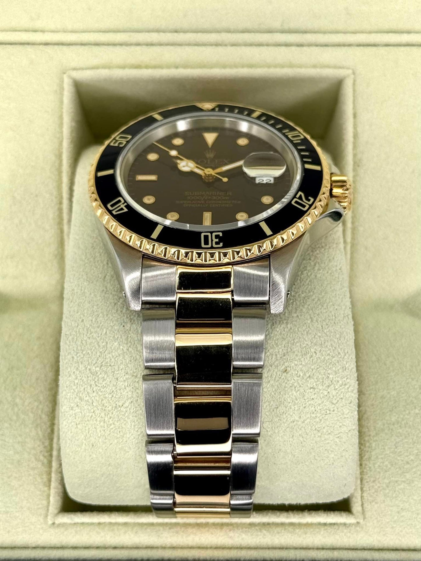 1987 Rolex Submariner 40mm 16803 Two-Tone Blue/Purple Dial - MyWatchLLC