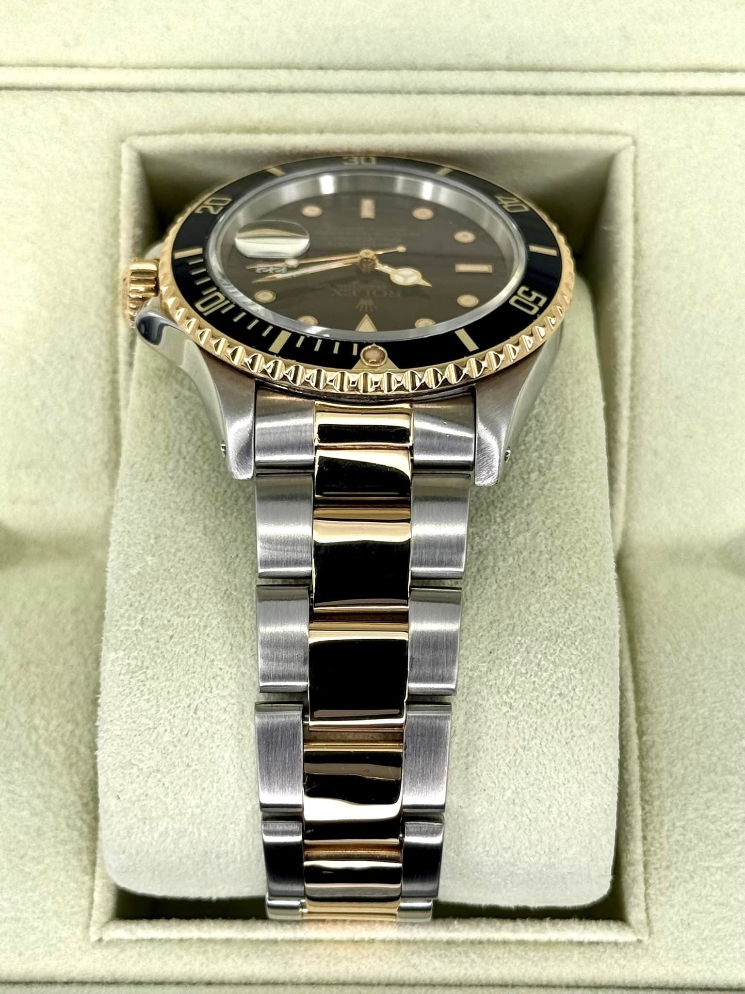 1987 Rolex Submariner 40mm 16803 Two-Tone Blue/Purple Dial - MyWatchLLC