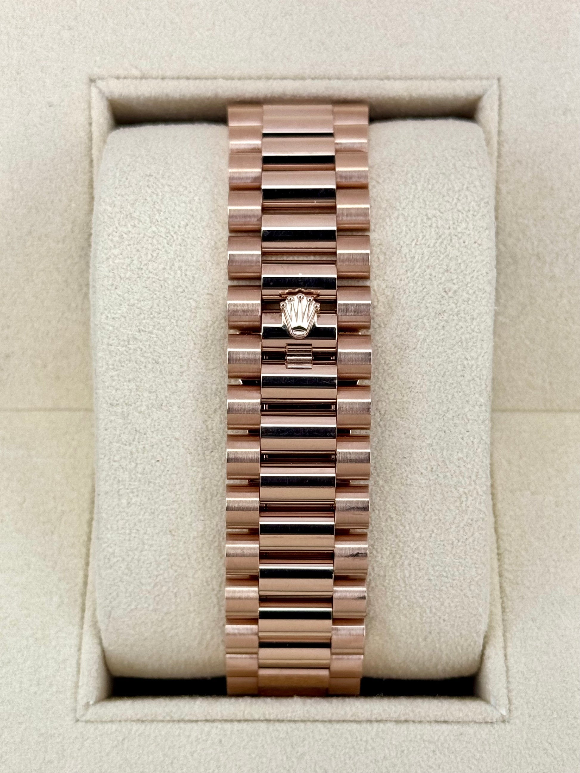 2024 Rolex Day-Date 40mm 228235 Rose Gold Chocolate Dial - MyWatchLLC
