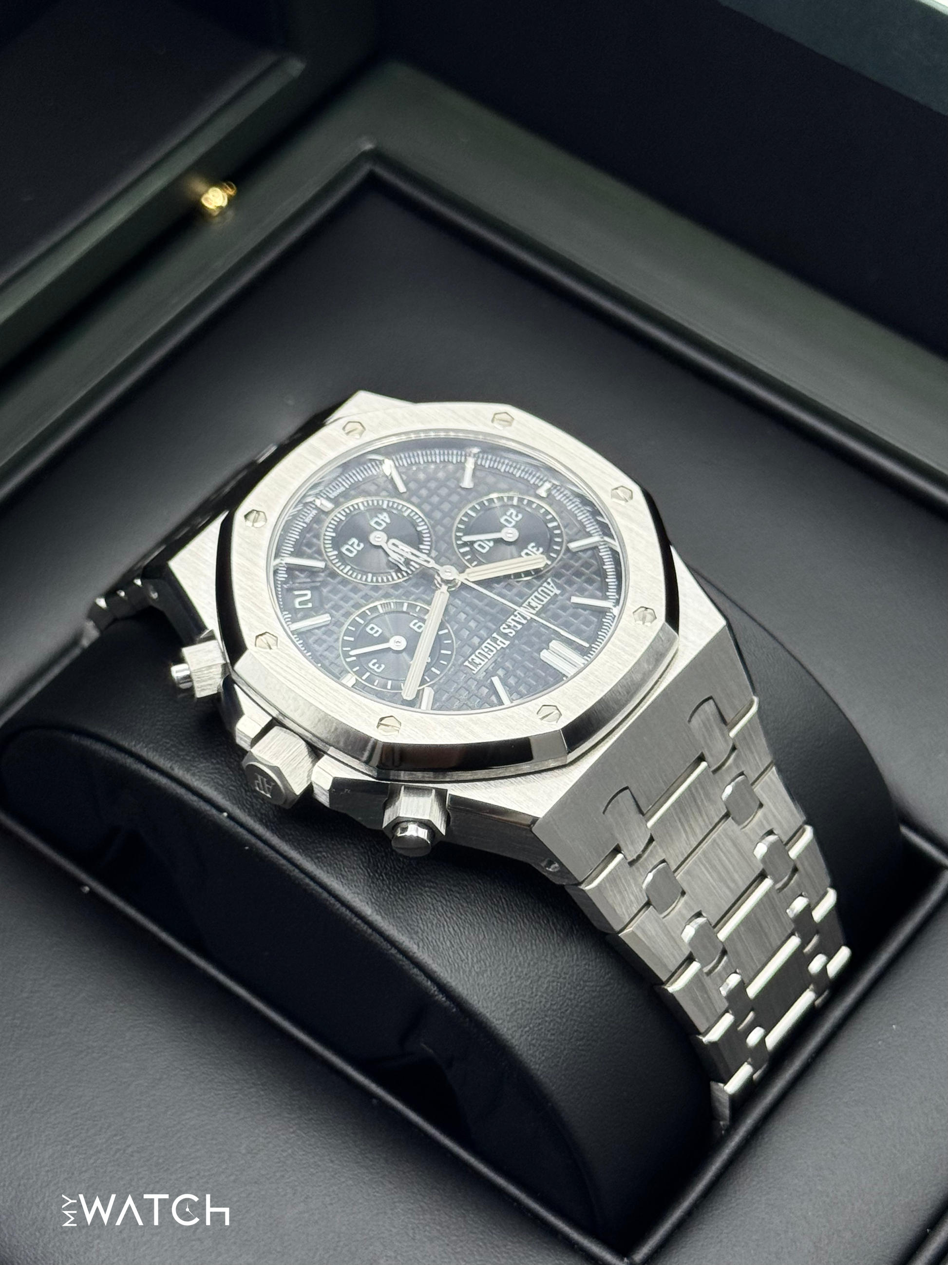 2023 Audemars Piguet Royal Oak Chronograph 41mm 26240ST Black Dial - MyWatchLLC
