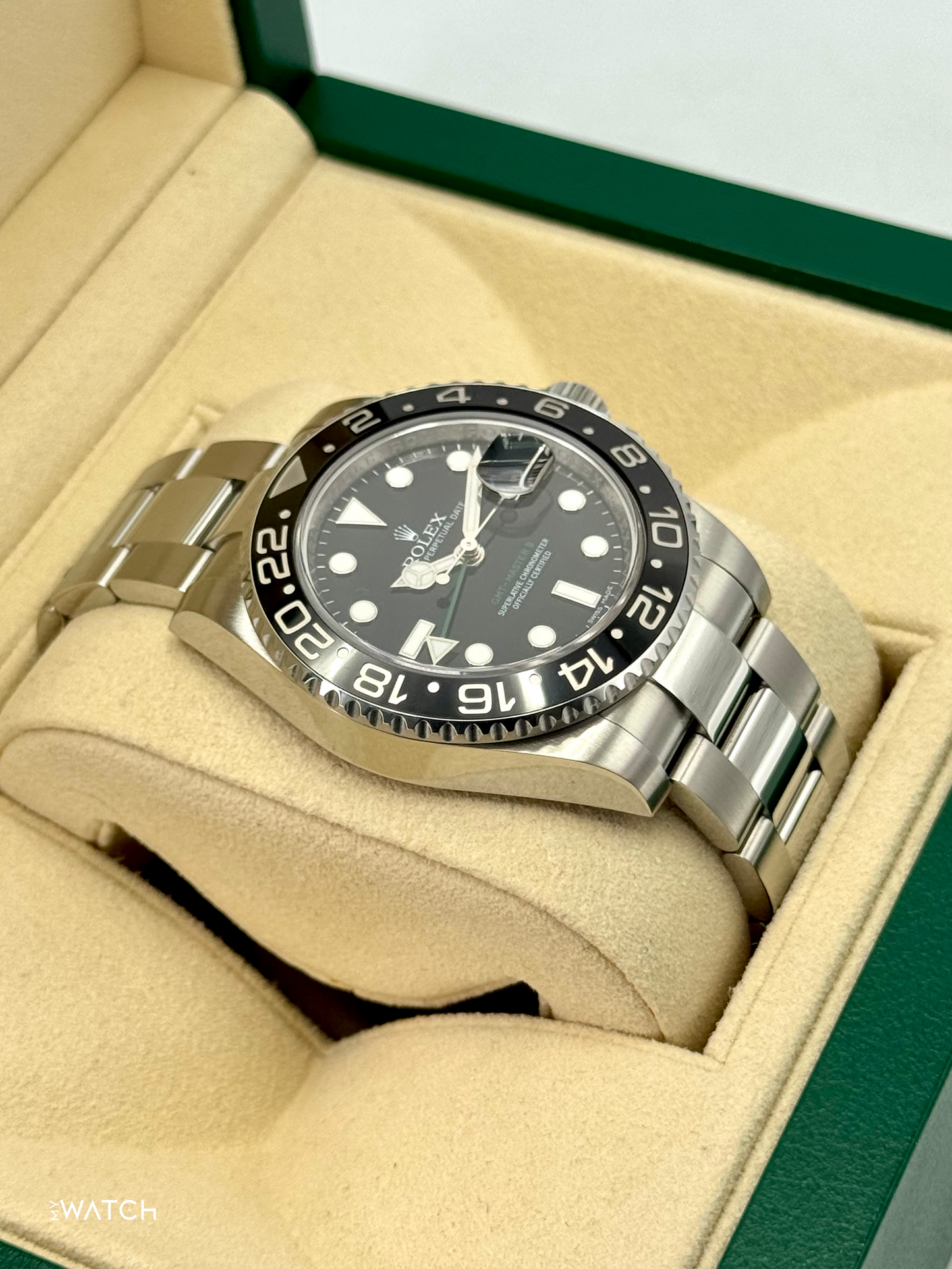 2011 Rolex GMT-Master II 40mm 116710LN Stainless Steel Black Dial
