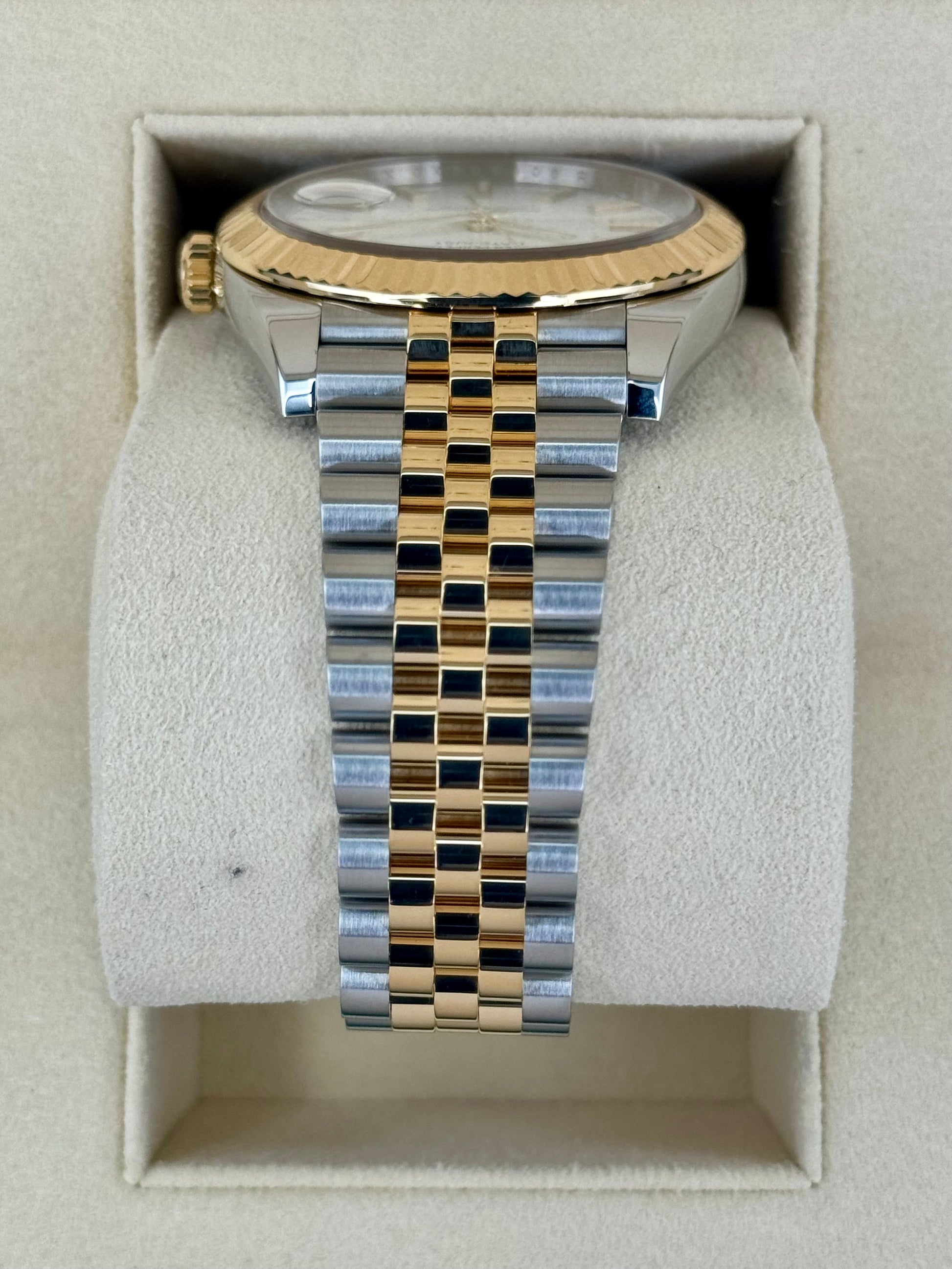 2020 Rolex Datejust 41mm 126333 Two-Tone Jubilee White Dial - MyWatchLLC